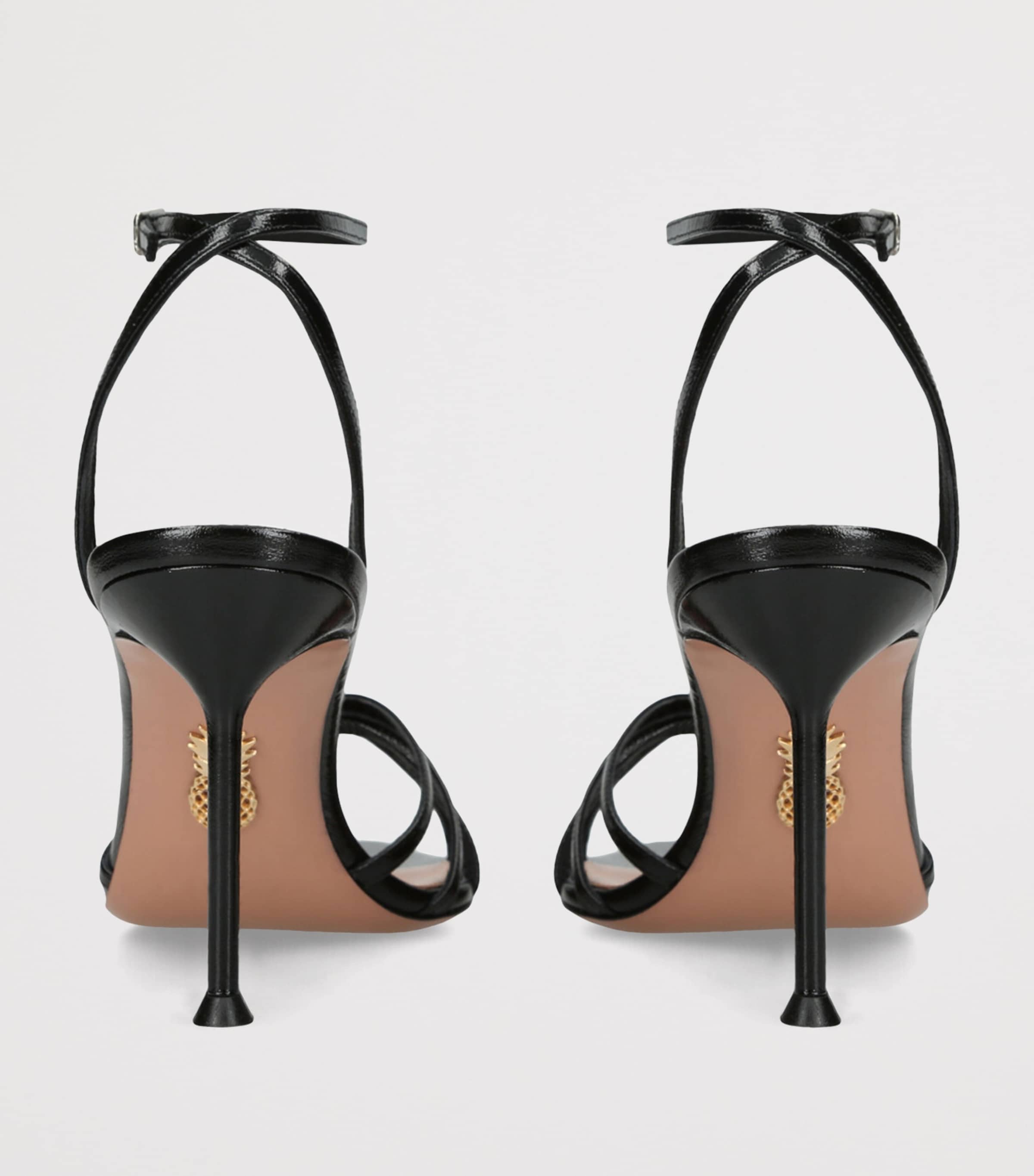 Leather Tell Me Sandals 85 BLACK Image 2