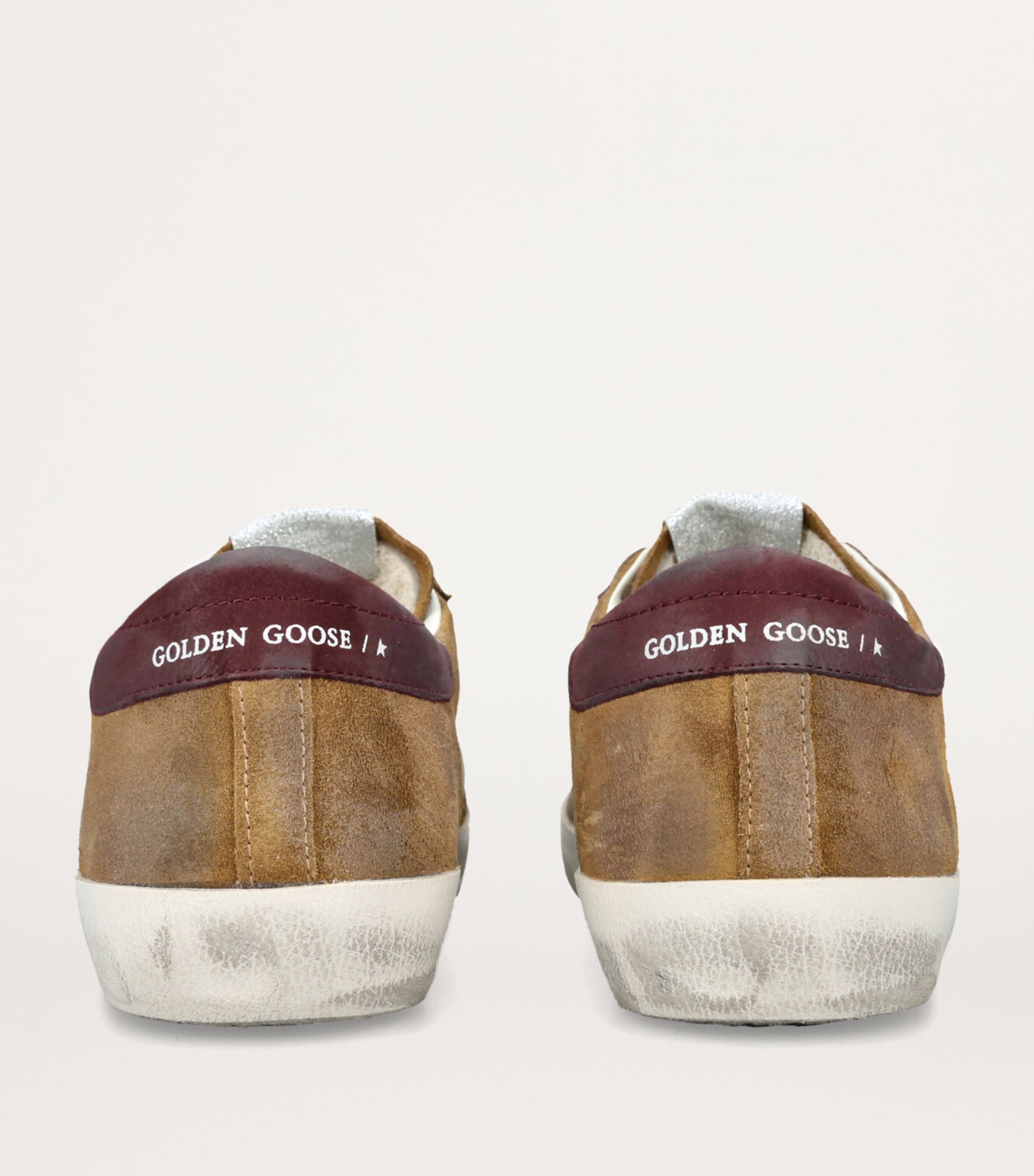 Golden Goose Suede Super-Star Sneakers Green Comb Image 3