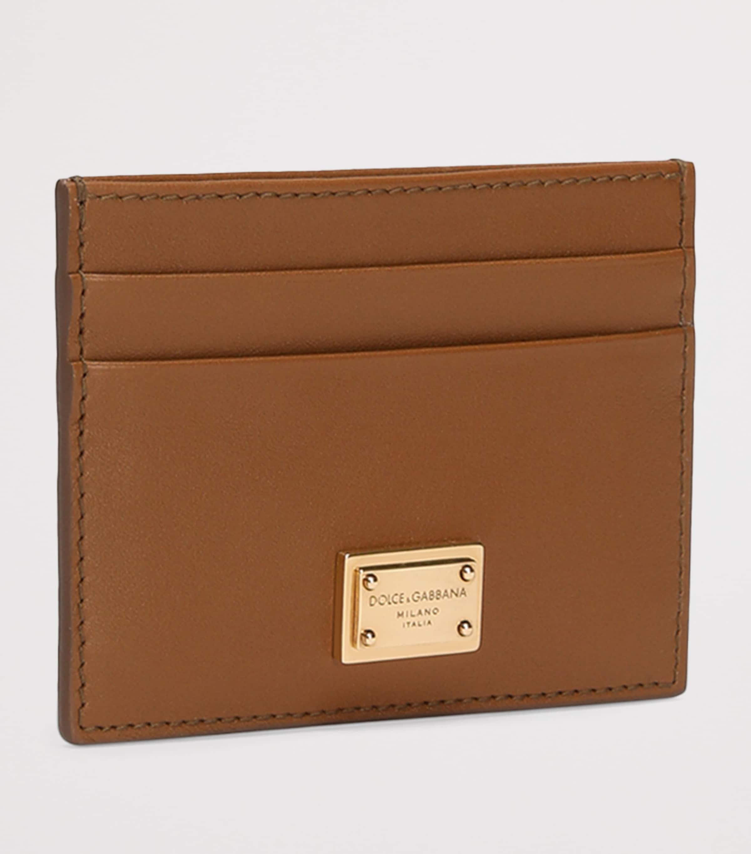 Grained Calfskin Card Holder 8Z093-CARAMELLO Image 2