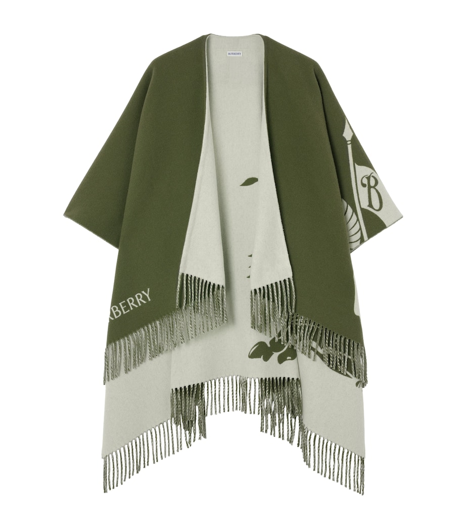 Burberry Wool-Cashmere EKD Cape Pea Green Image 1