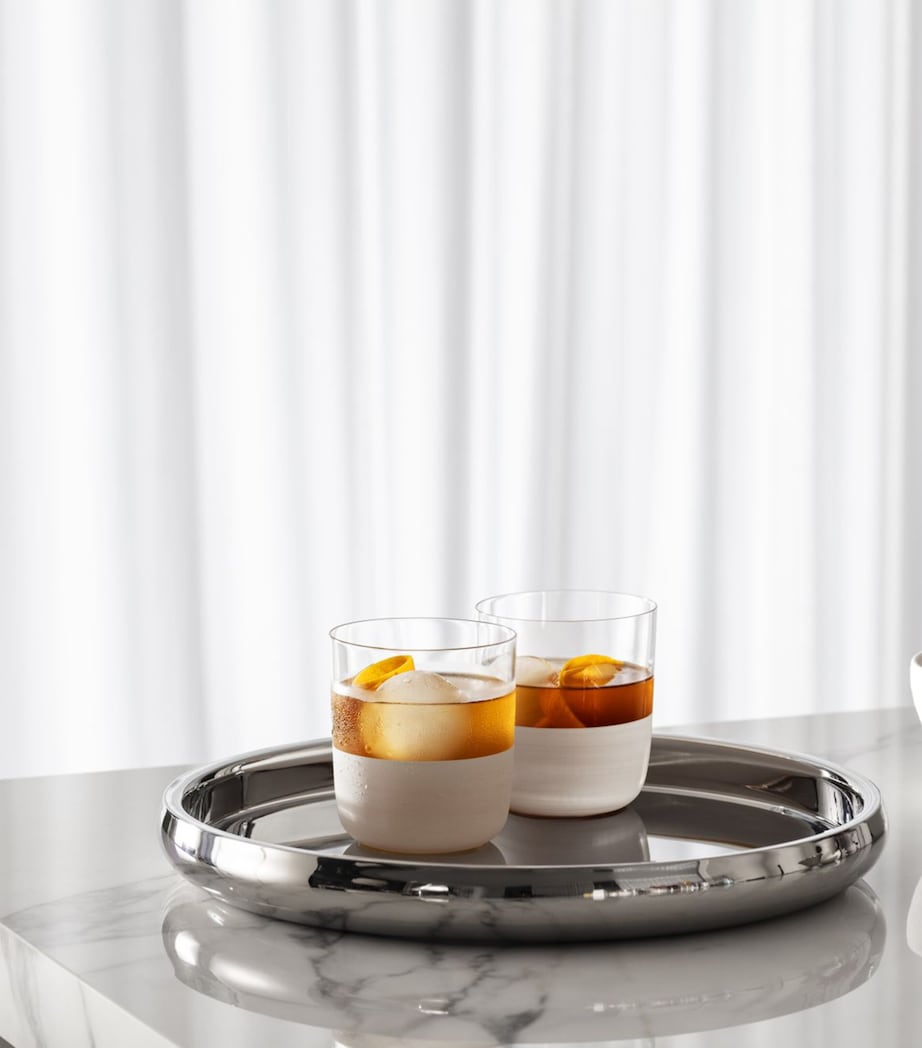 Set of 4 Manufacture Rock Blanc Tumblers (370ml) WHITE Image 7