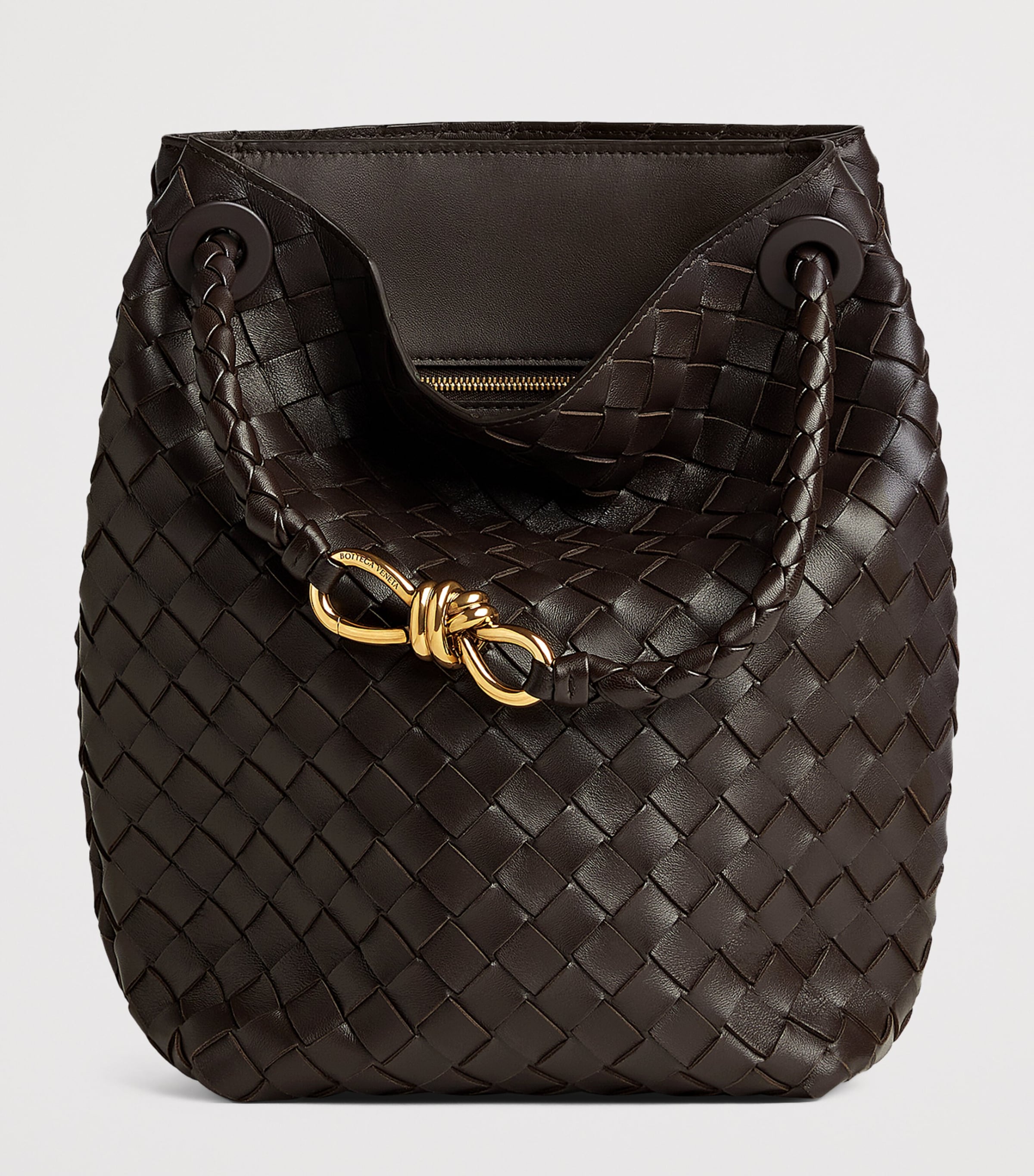 Small Leather Andiamo Bucket Bag 2272 Image 7