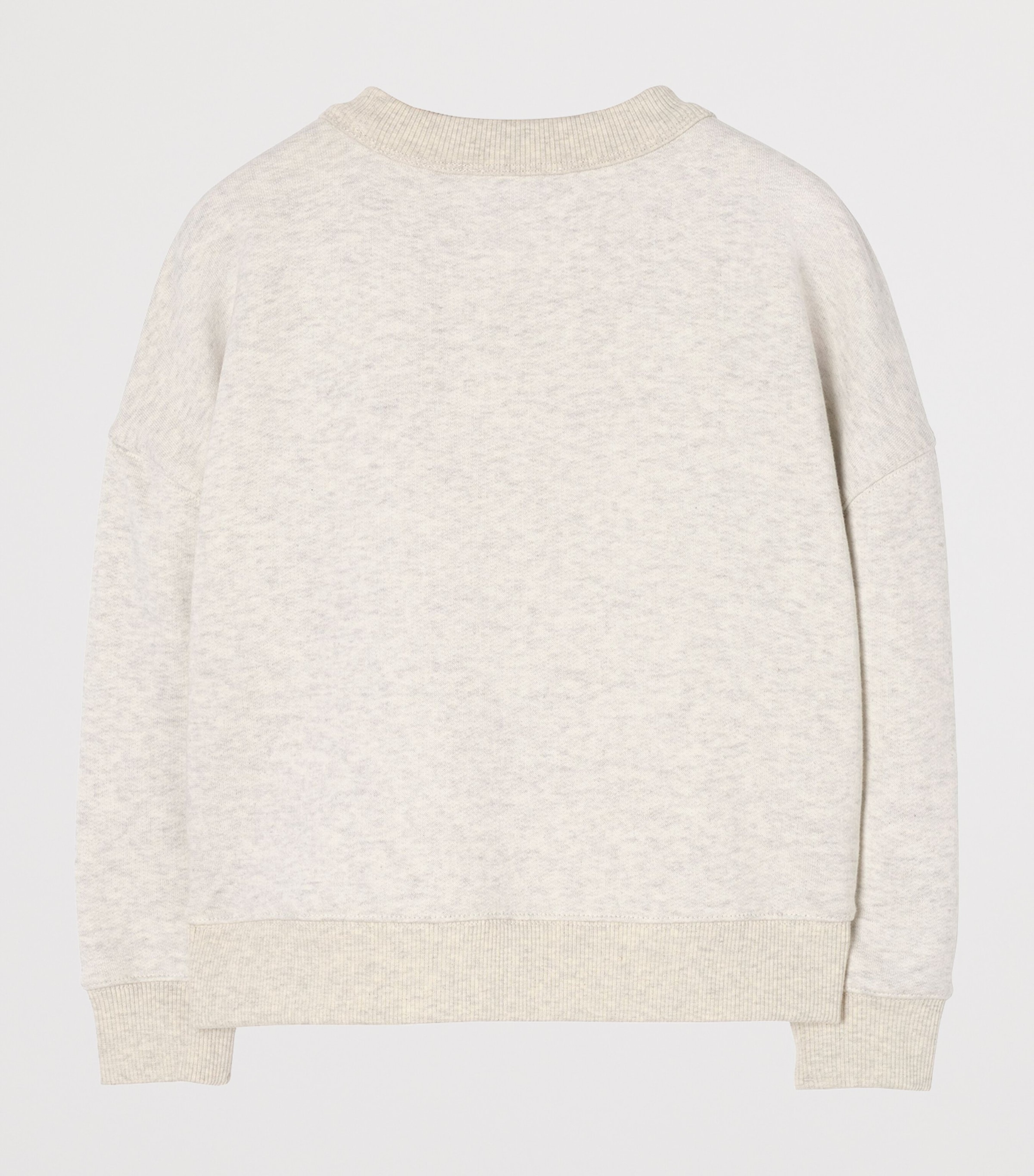 Burberry Kids Cotton Knight Stamp Sweatshirt (4-12 Years) White Melange Image 2