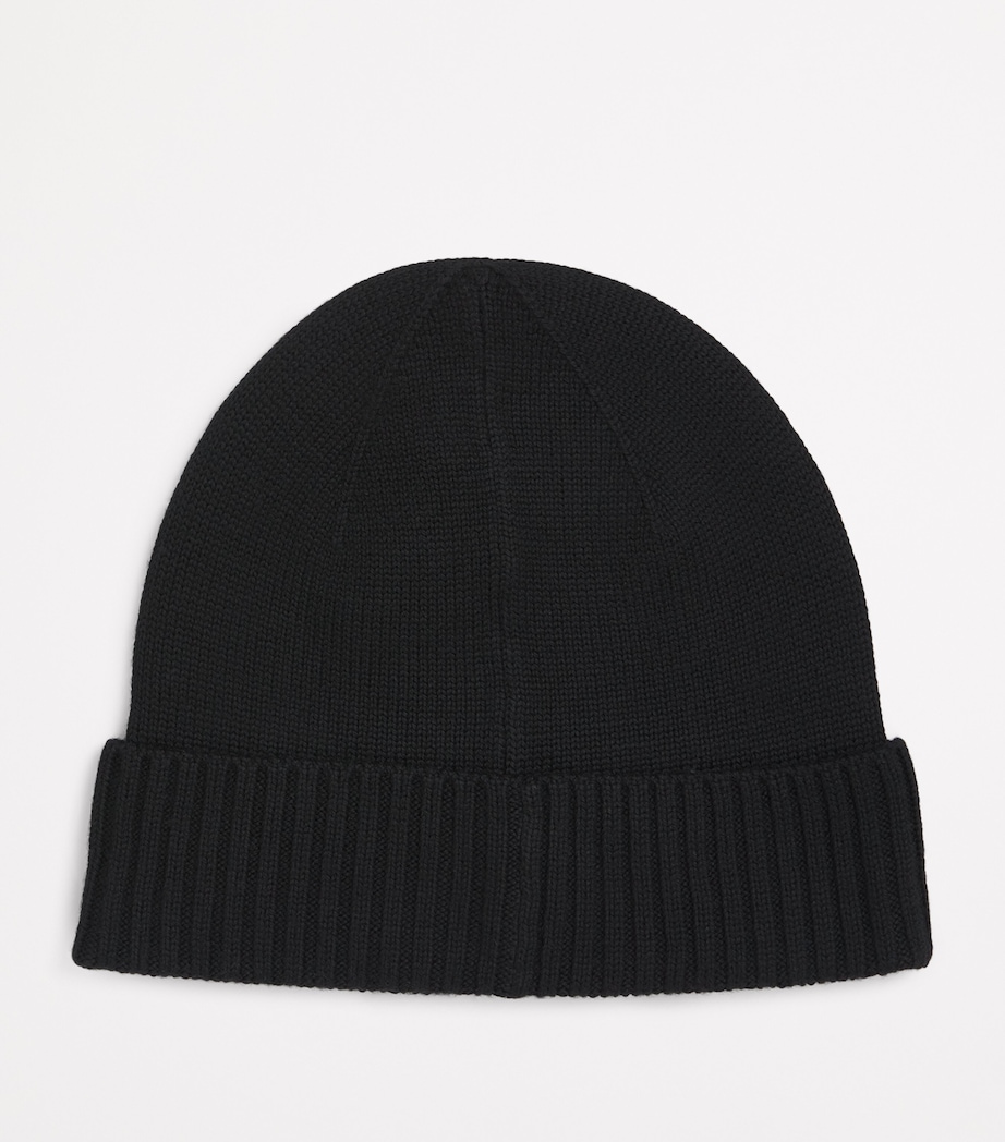 Polo Ralph Lauren Wool Polo Pony Beanie Black Image 2