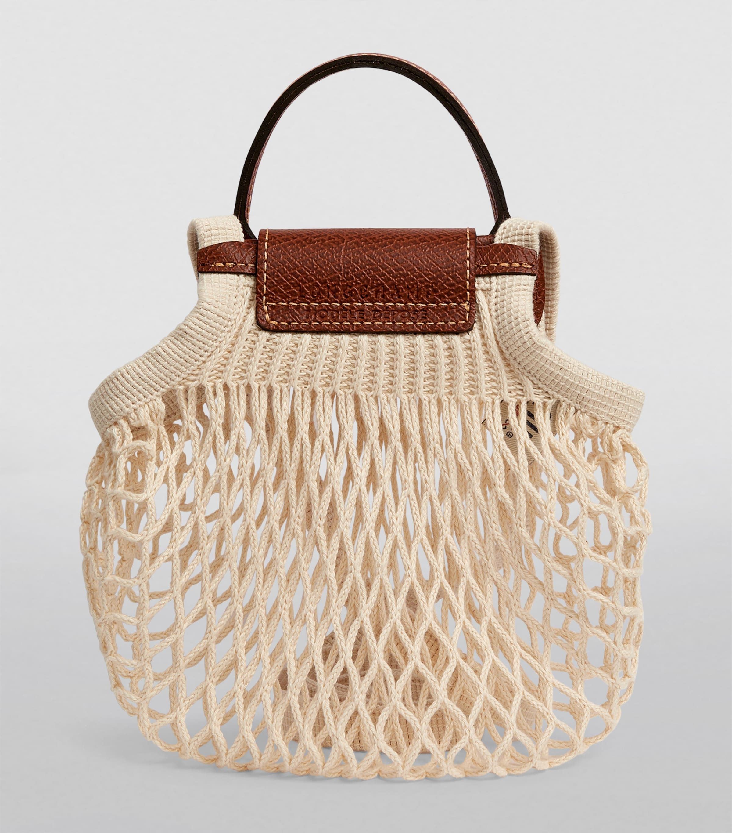 Extra-Small Le Pliage Filet Mesh Bag 037 ECRU Image 3
