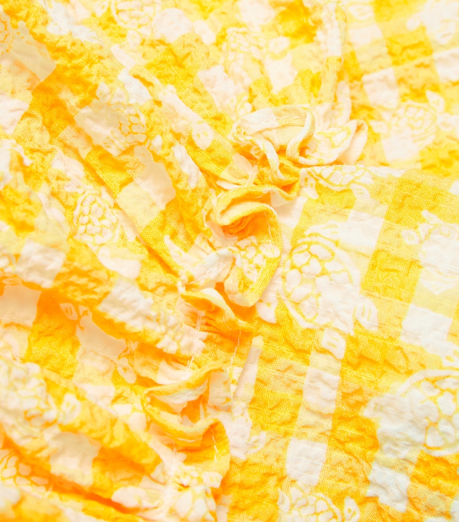 Cotton Gingham Maxi Skirt (4-14 Years) 188 MANGUE Image 3