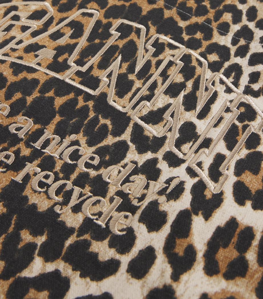 Large Leopard Easy Tote Bag LEOPARD Image 6