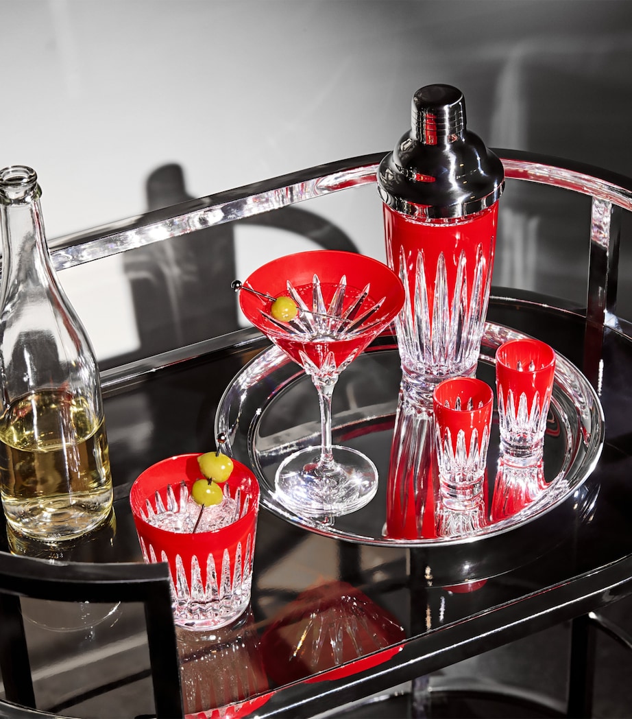 Set of 2 Crystal Firework Shot Glasses (56ml) RED Image 6