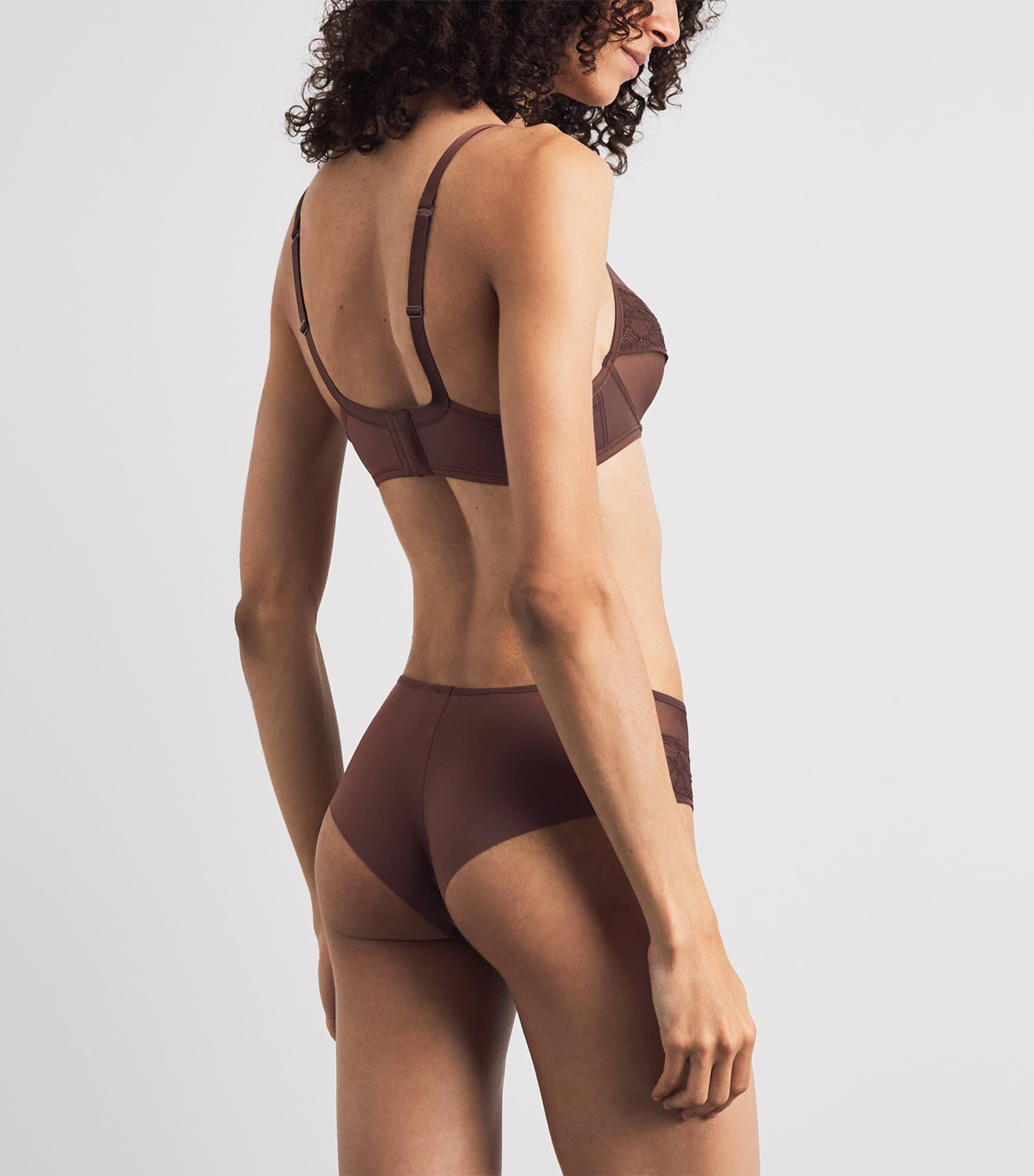 Maison Lejaby Womens Nudite Underwired Bra Espresso Dust Image 3