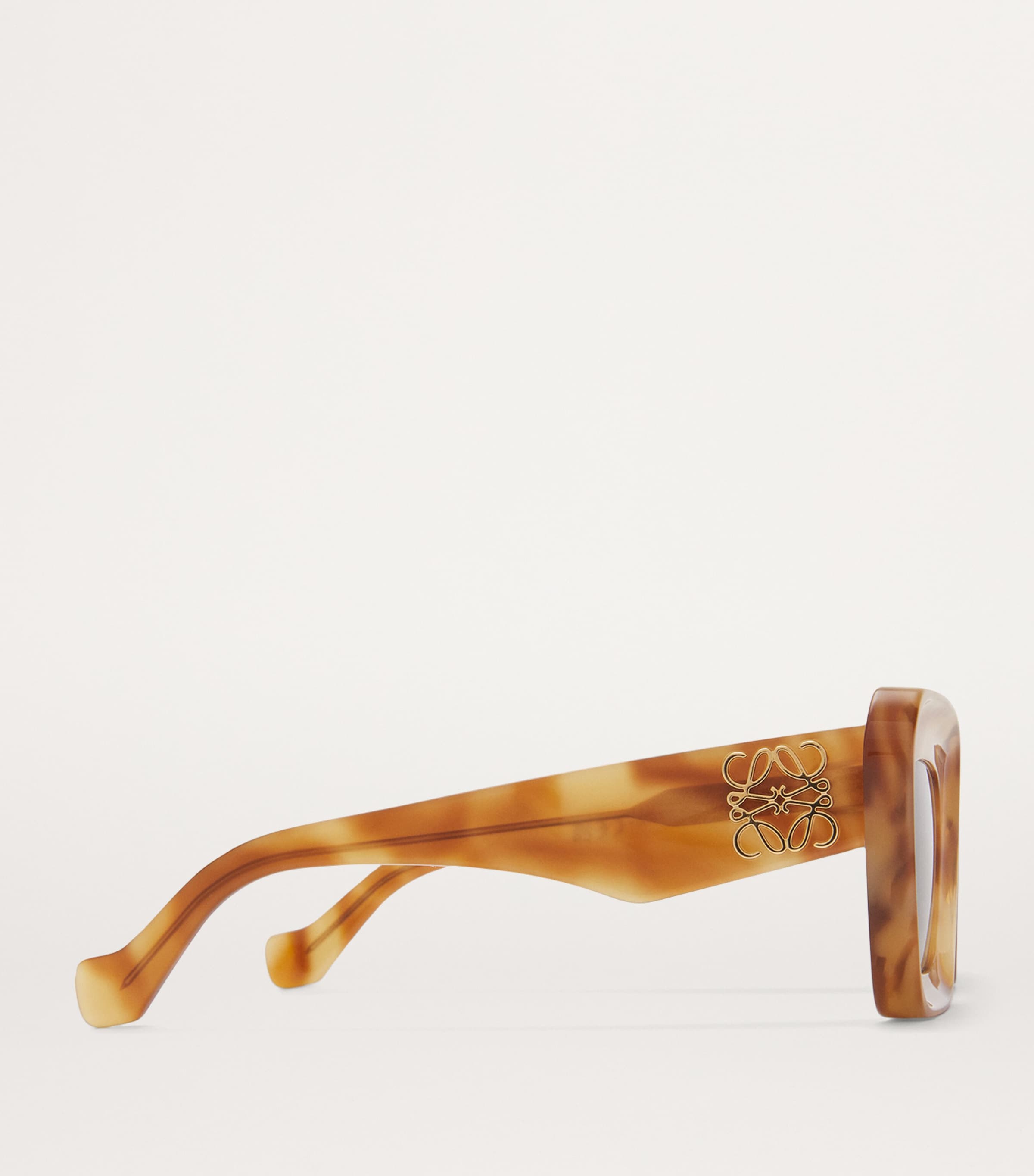 LOEWE Bevelled Cat Eye Sunglasses Shiny Blonde Havana/ Image 3