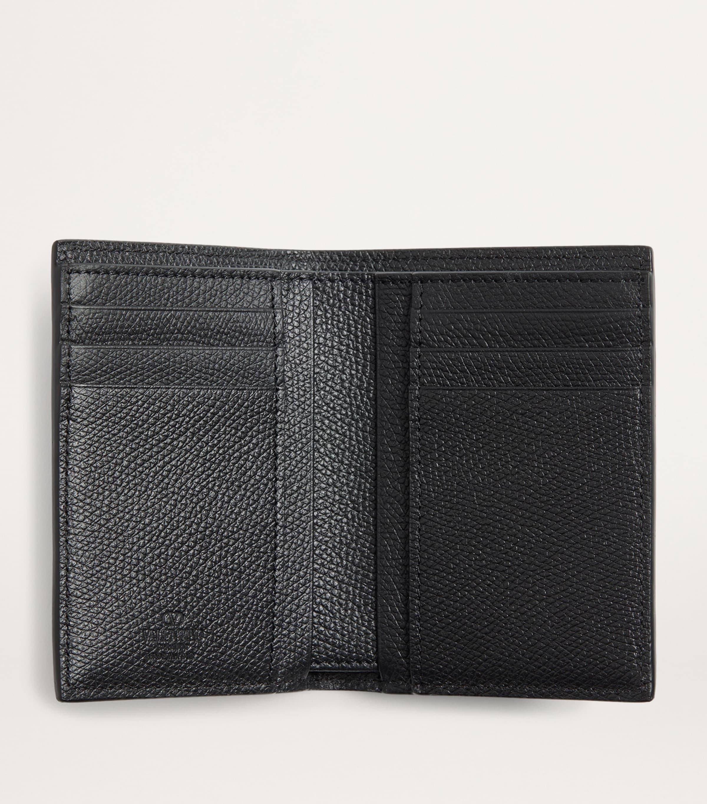 Valentino Garavani Leather VLogo Card Holder Image 3