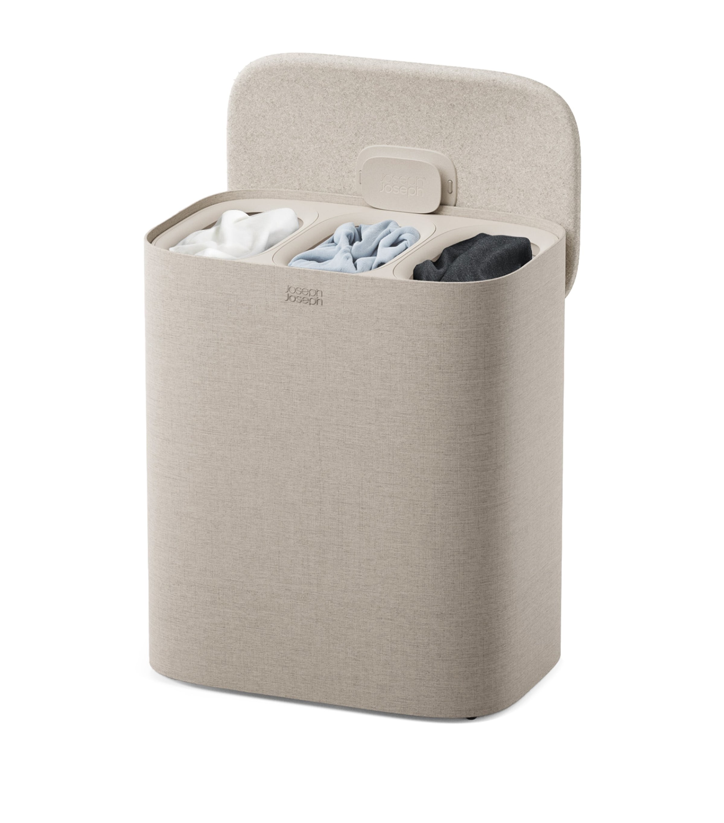 Joseph Joseph Total 2 Trio Laundry Basket In Brown