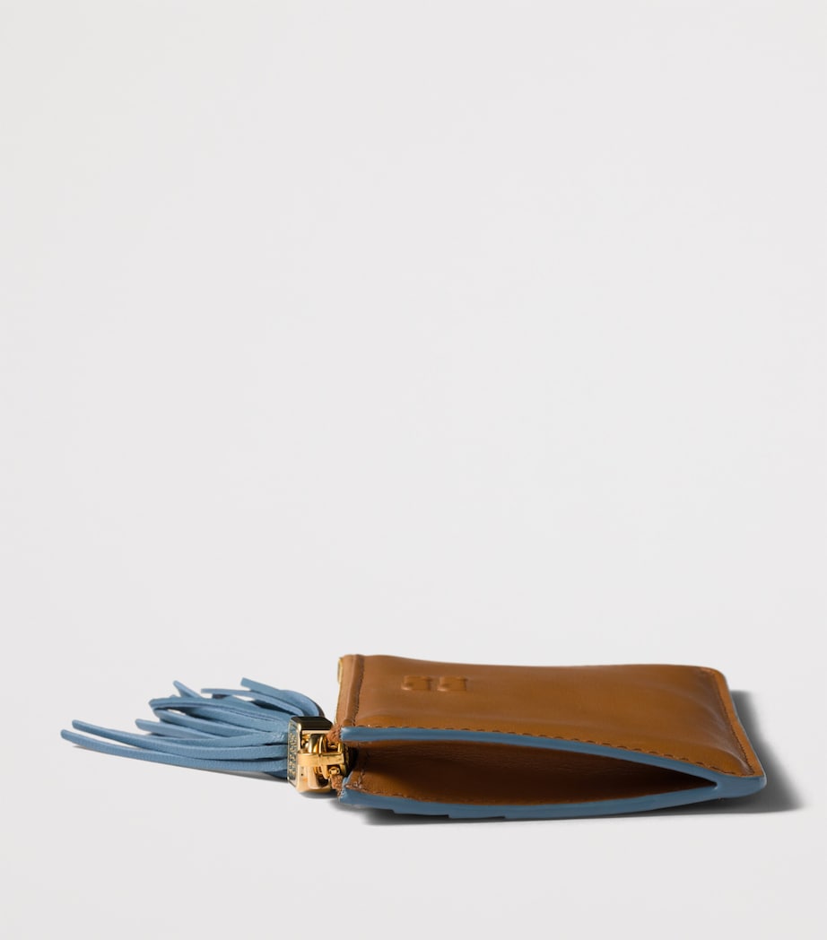 Calfskin Tassel Card Holder F0NP5 Image 3