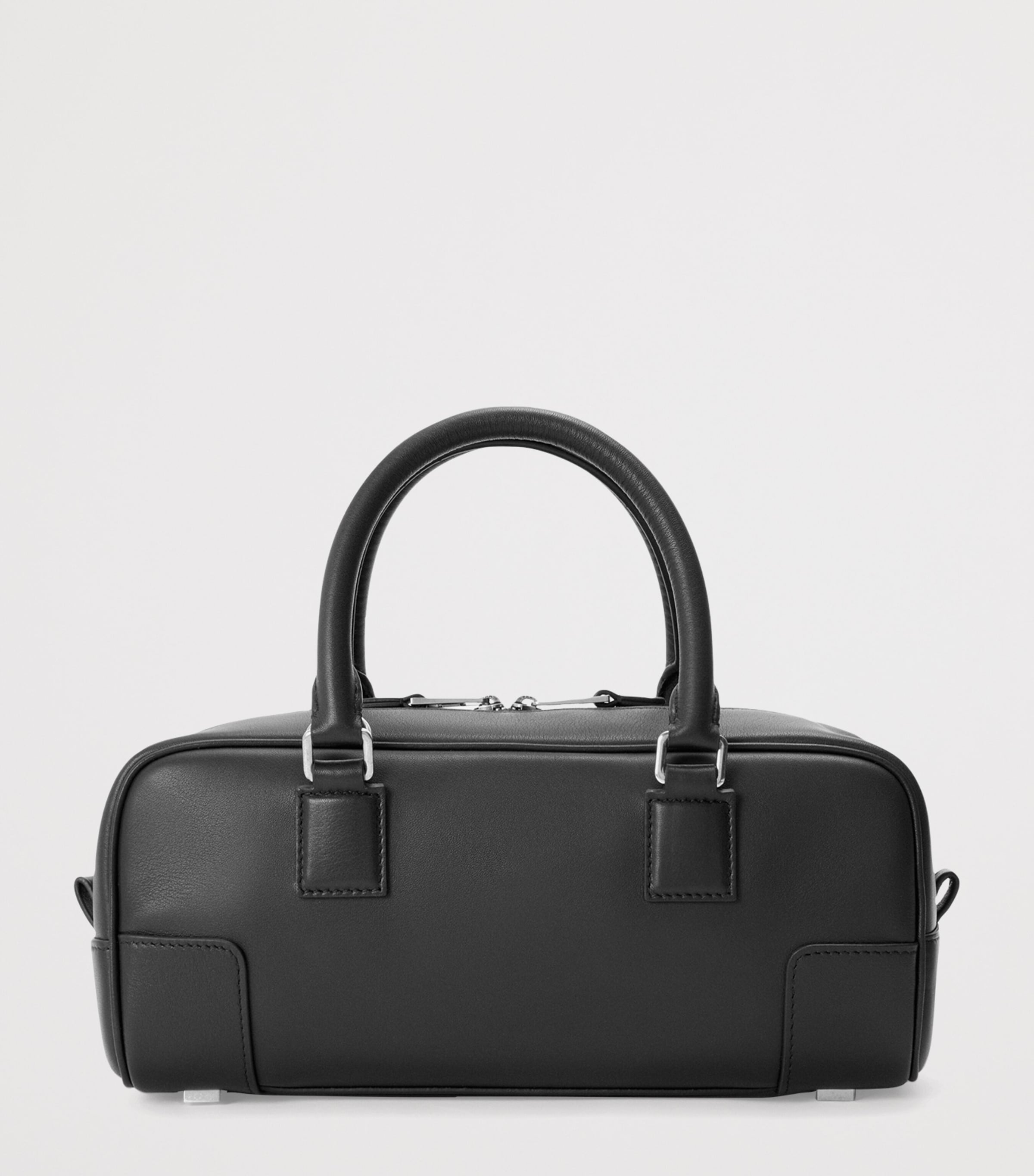 Leather Amazona 23 Top-Handle Bag BLACK Image 4