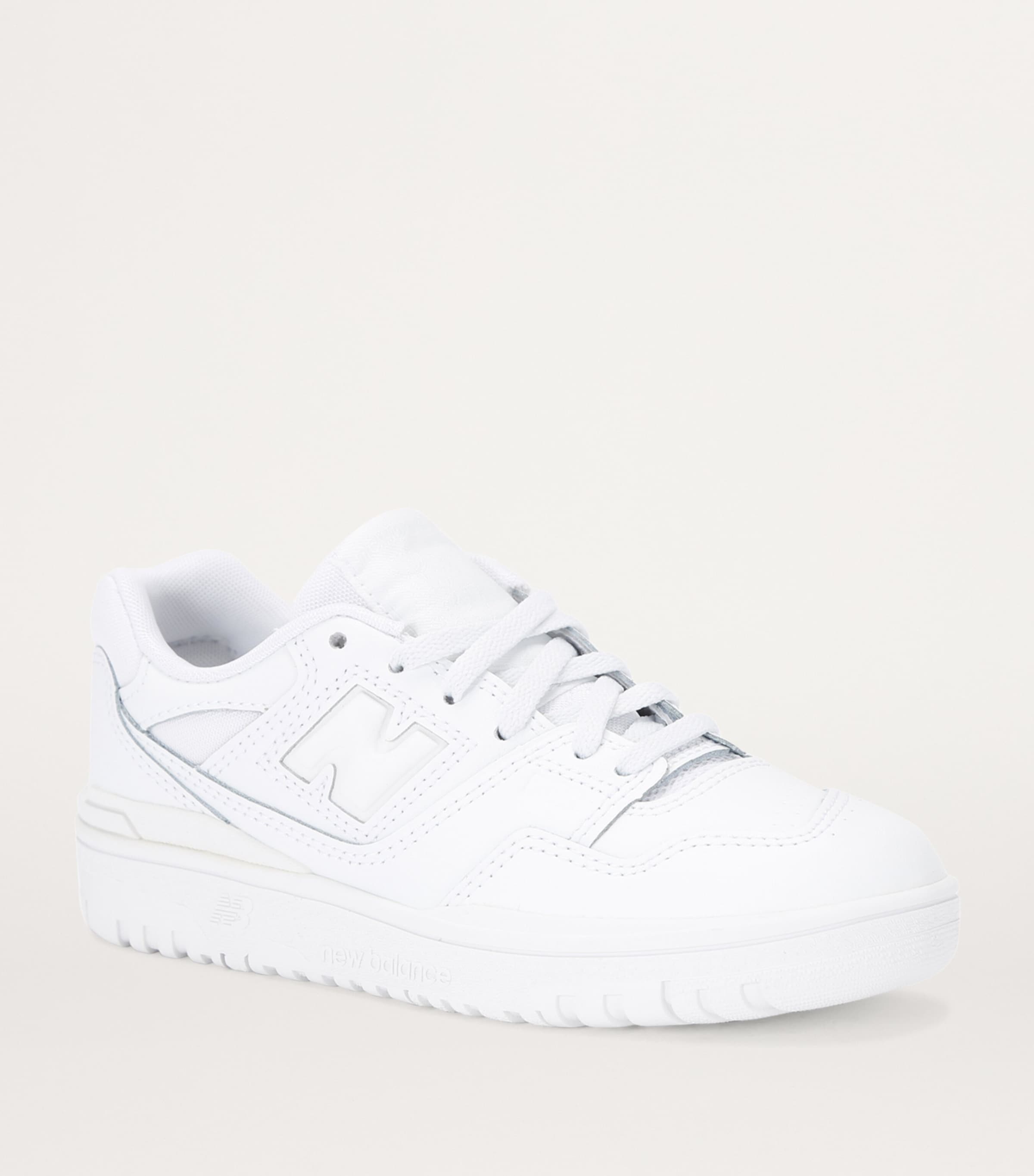 Leather 550 Sneakers WHITE Image 3