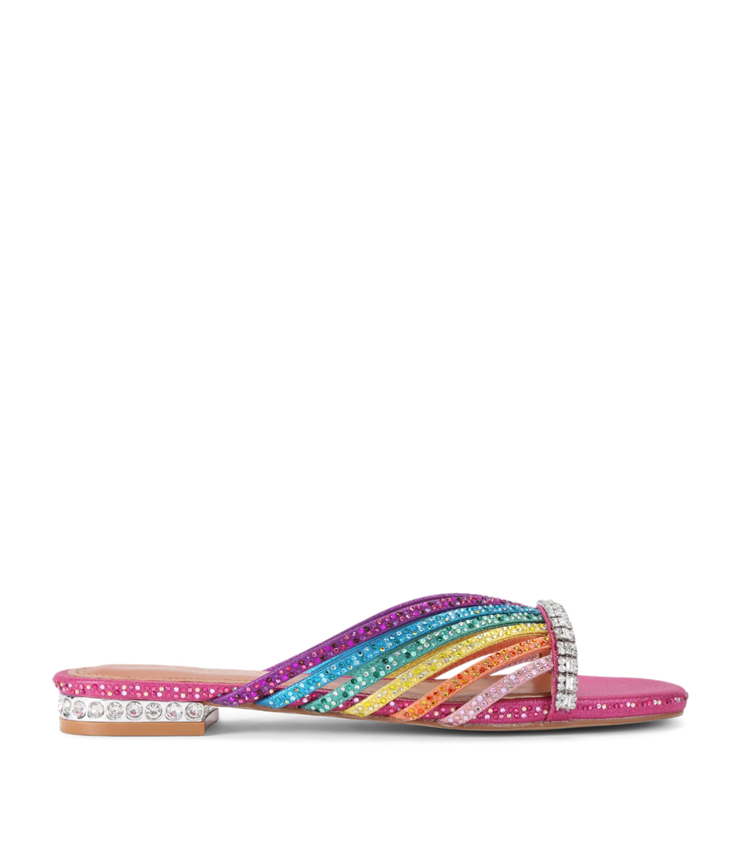 Kurt Geiger London Crystal-Embellished Slides Mult/other Image 1