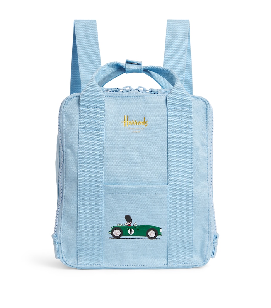 Small Car Backpack BLUE Image 1