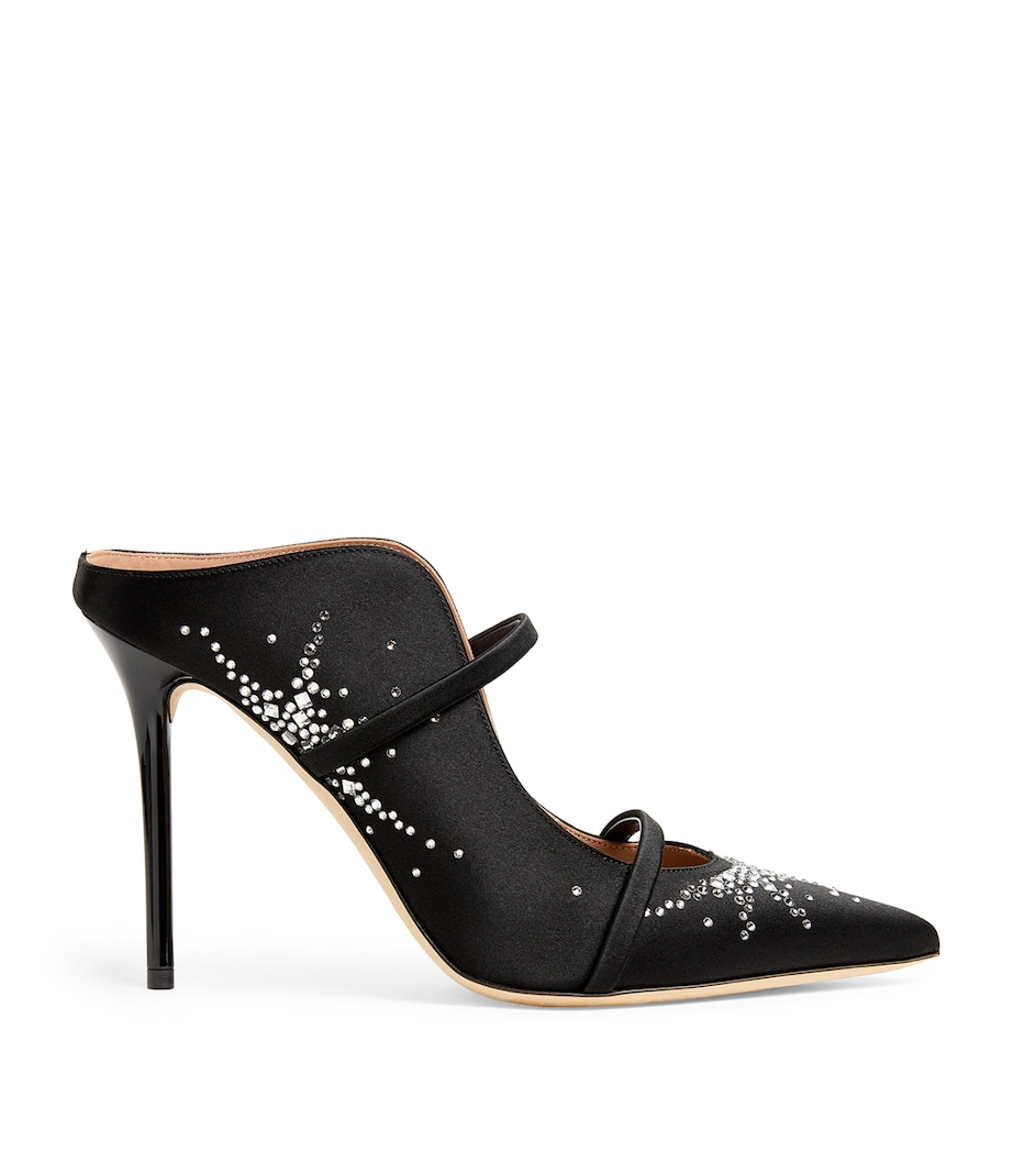 Crystal-Embellished Maureen Mules 100 BLACK Image 1