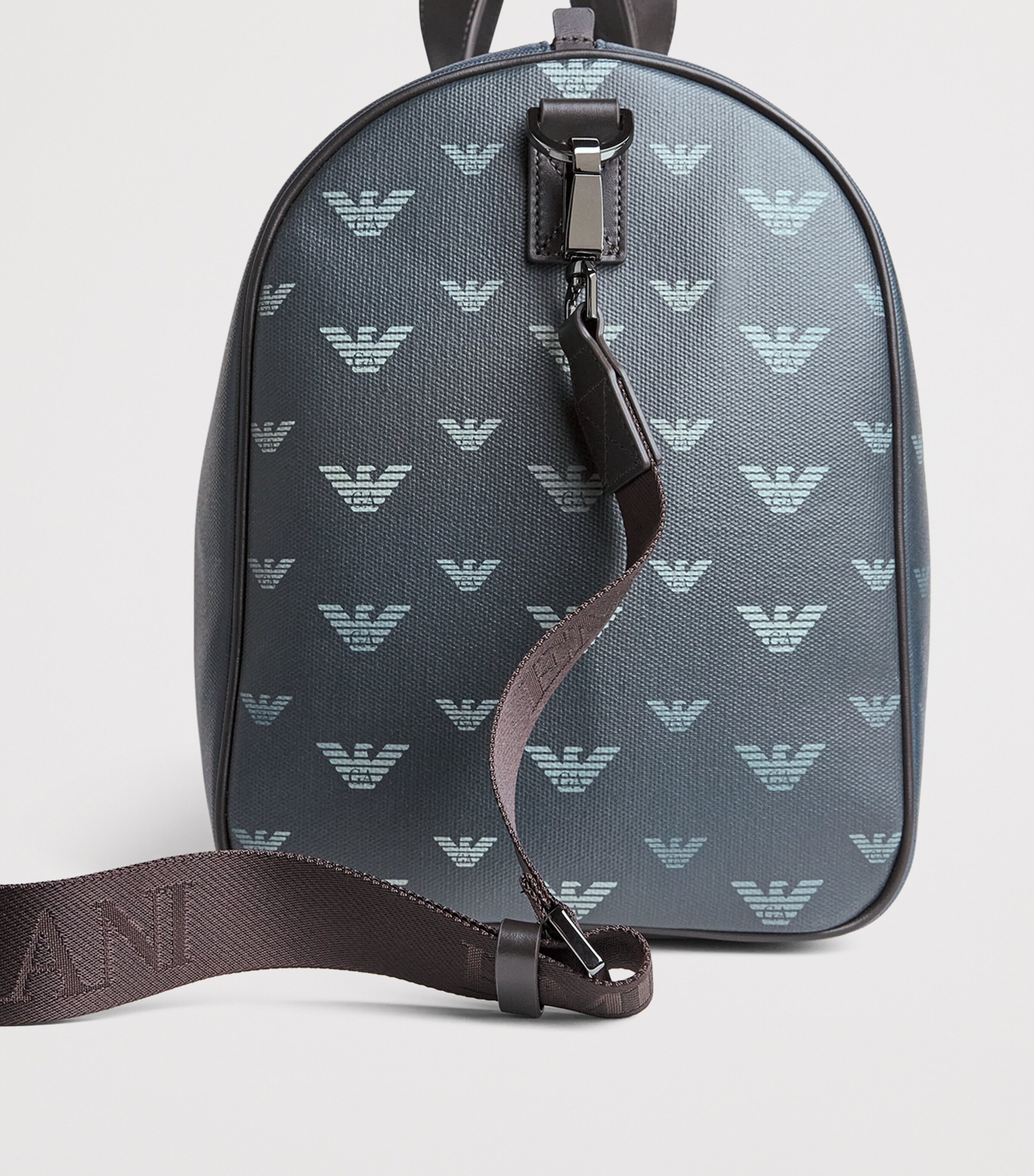 Emporio Armani Canvas Eagle Holdall Image 5