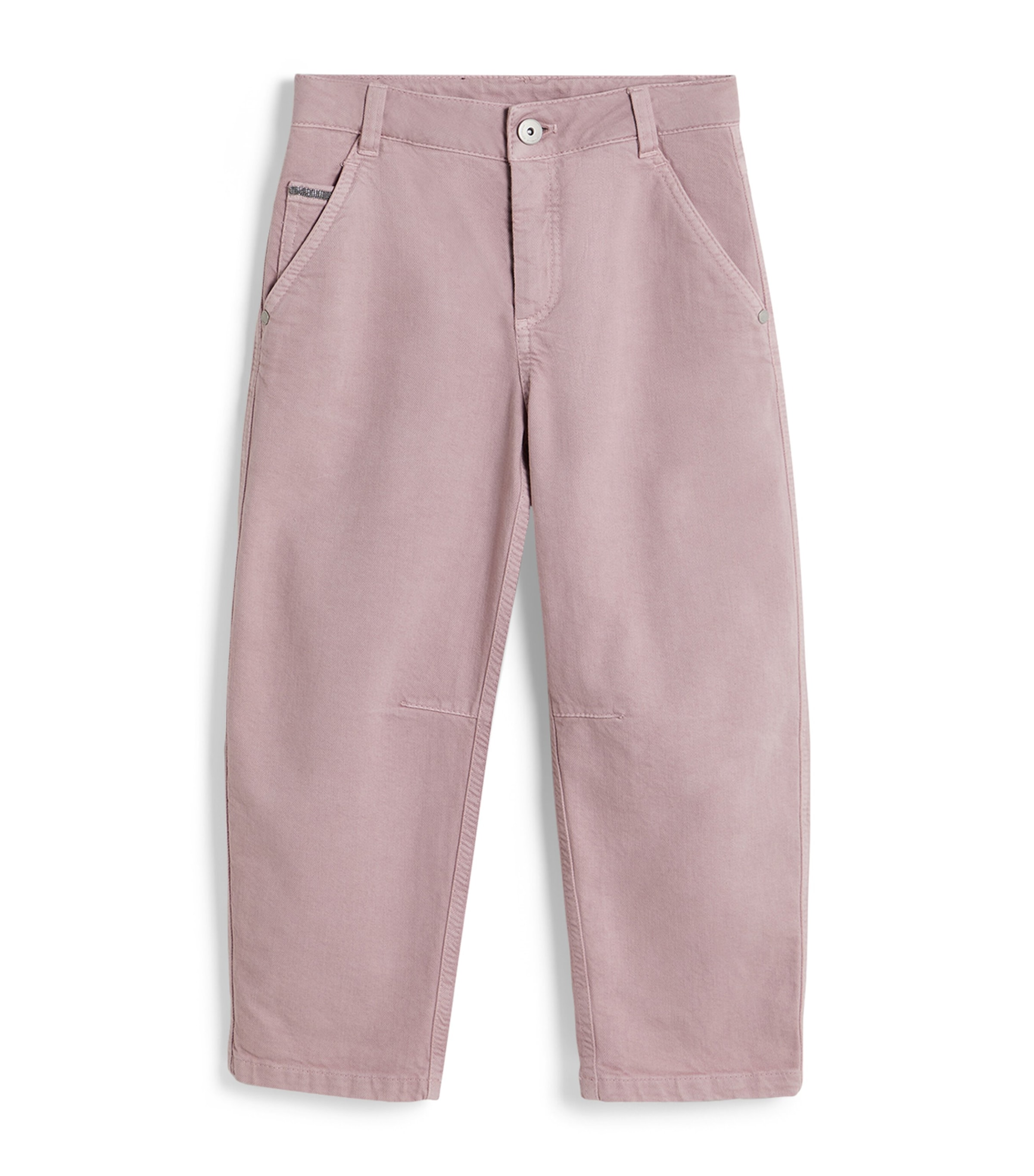 Brunello Cucinelli Kids Garment-Dyed Trousers (4-6 Years) Image 1