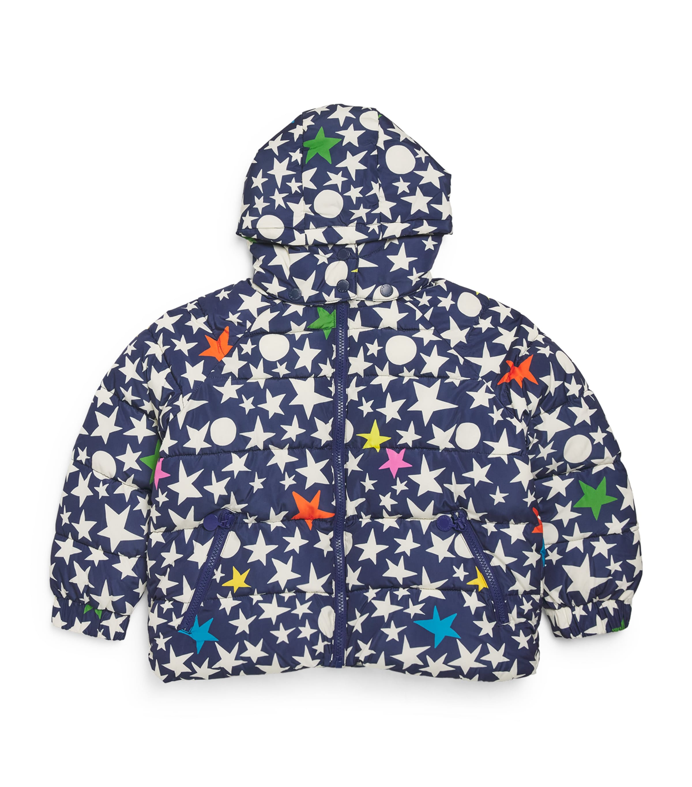 Stella McCartney Kids Star Print Puffer Jacket (3-14+ Years) | Kids New In | Girls Clothing | Coats & Jackets | Designers | Stella Mccartney