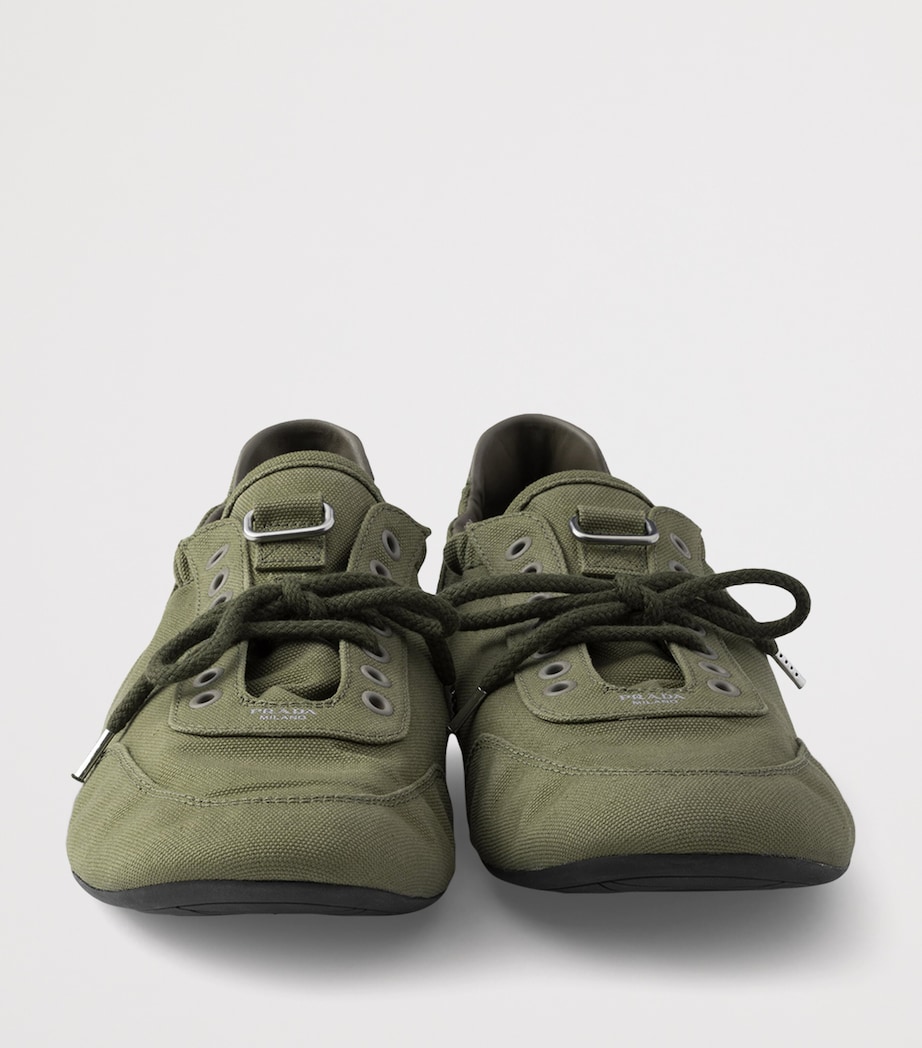 Prada Canvas Collapse Sneakers Image 7