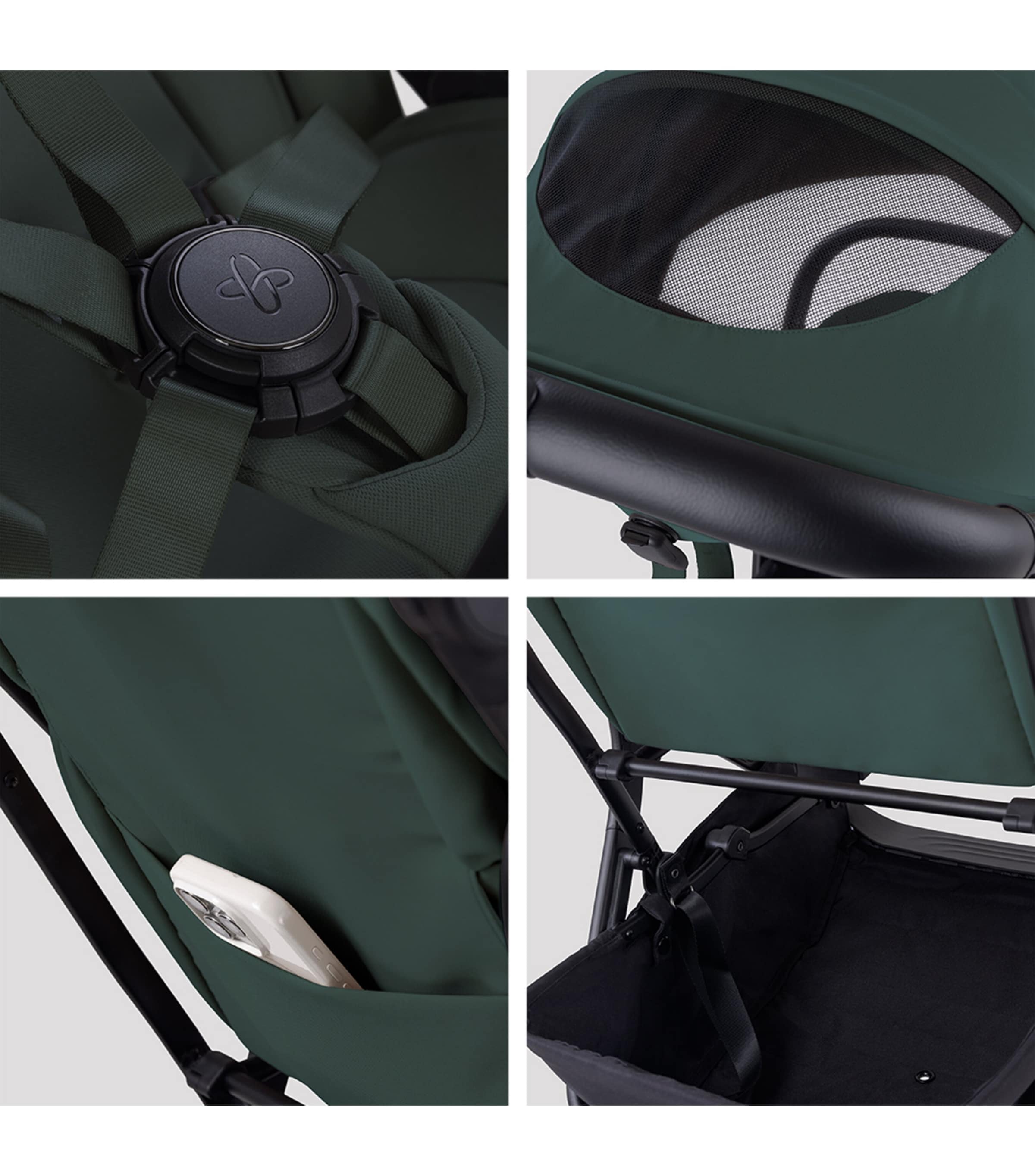 Silver Cross Nia Compact Travel Stroller Conifer Image 3