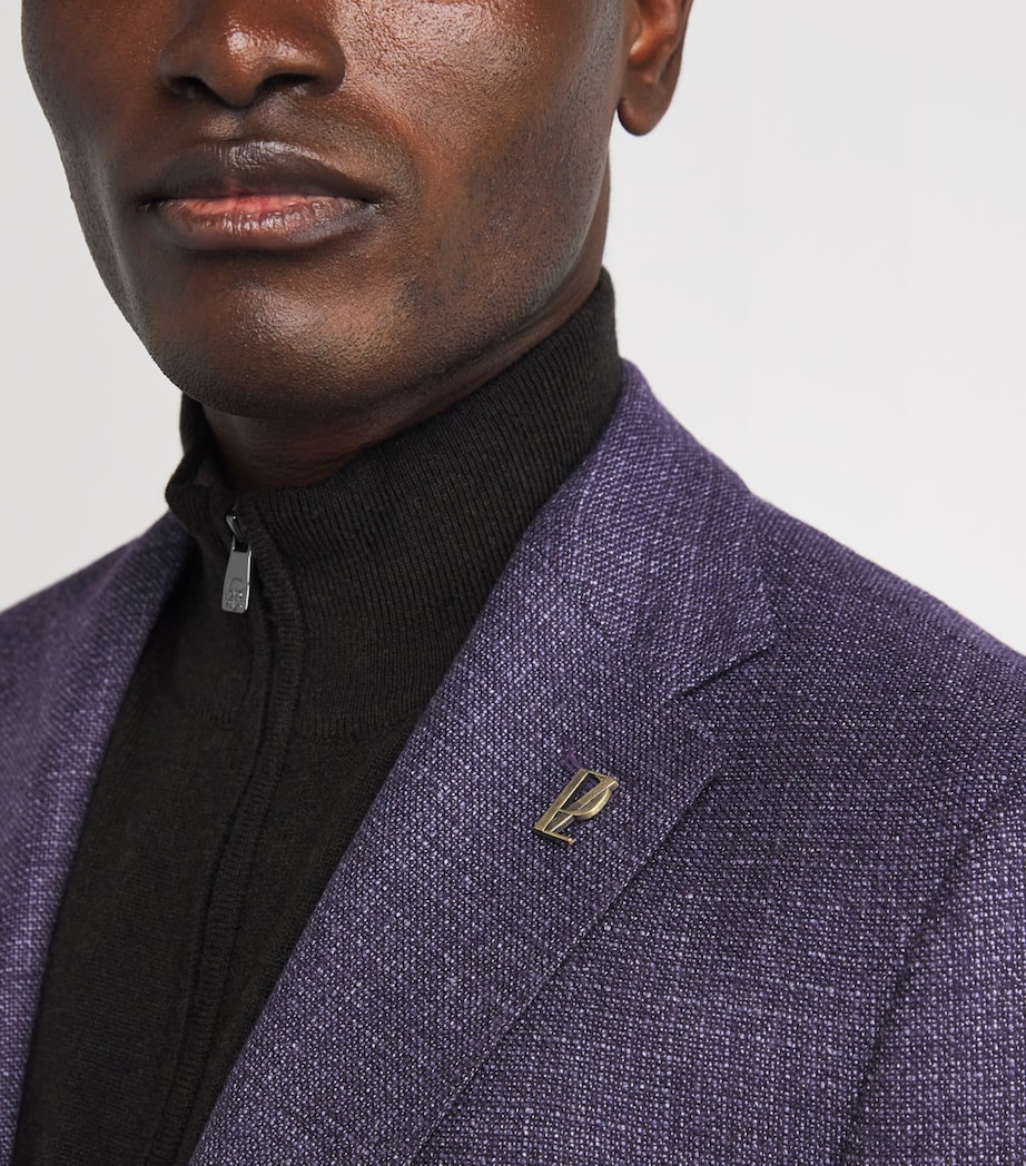 Wool Blazer 75 VIOLET Image 6