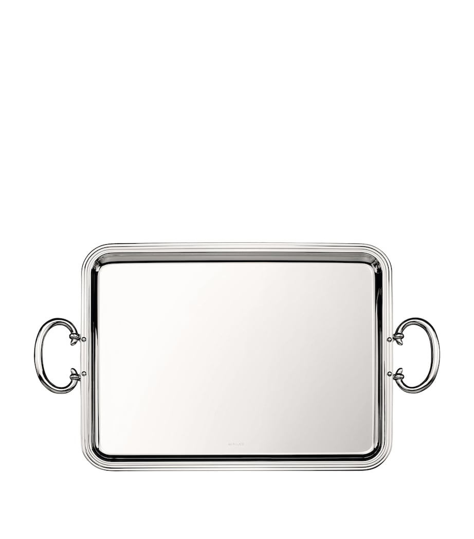 Silver-Plated Albi Handled Tray (43cm x 31cm) SILVER Image 1