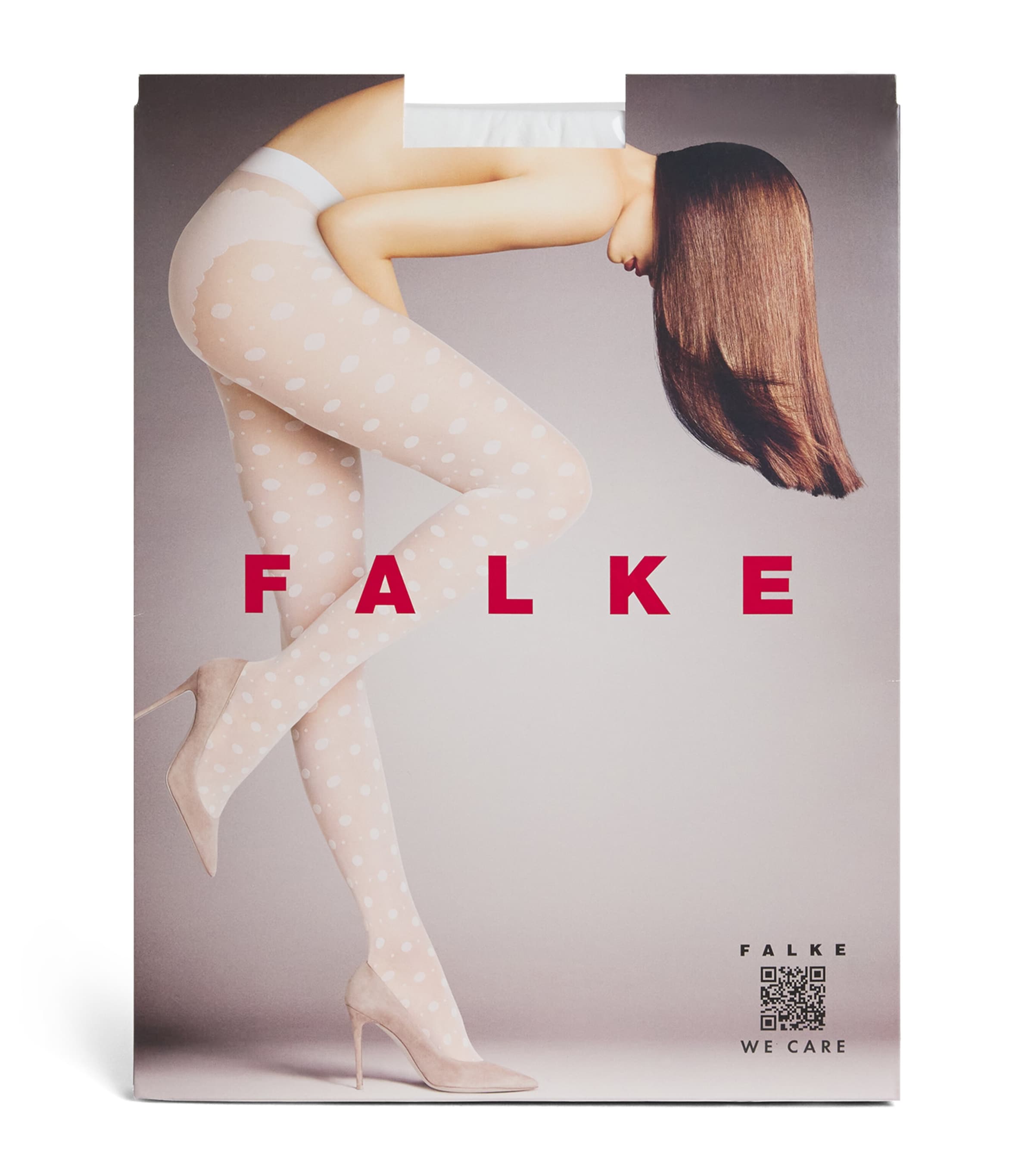 Falke Snow Dot Tights In White