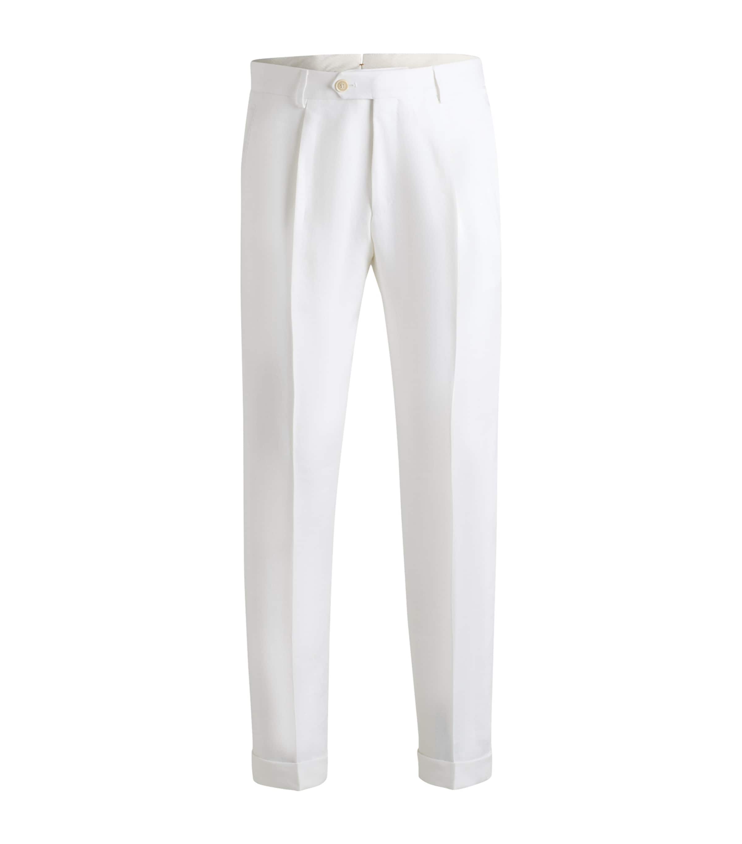 Linen Tailored Trousers 100 Image 1