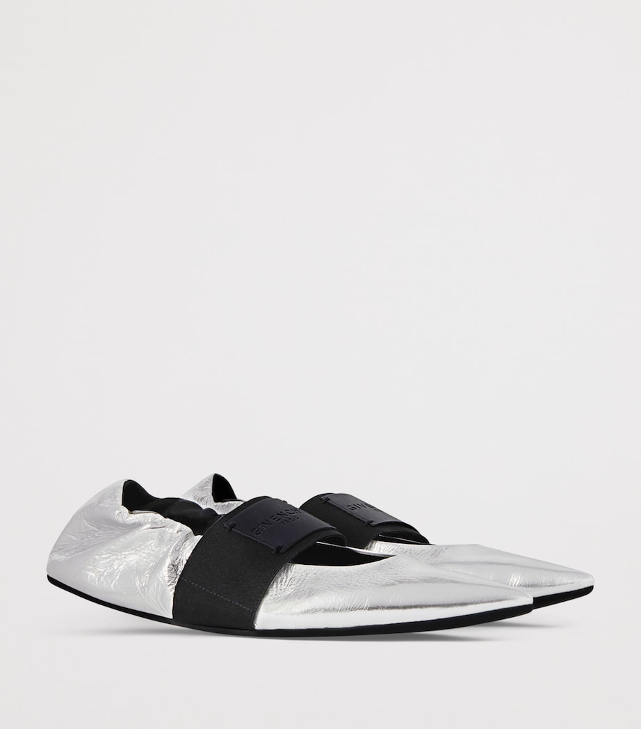 Givenchy Leather Crush Ballet Flats Image 3