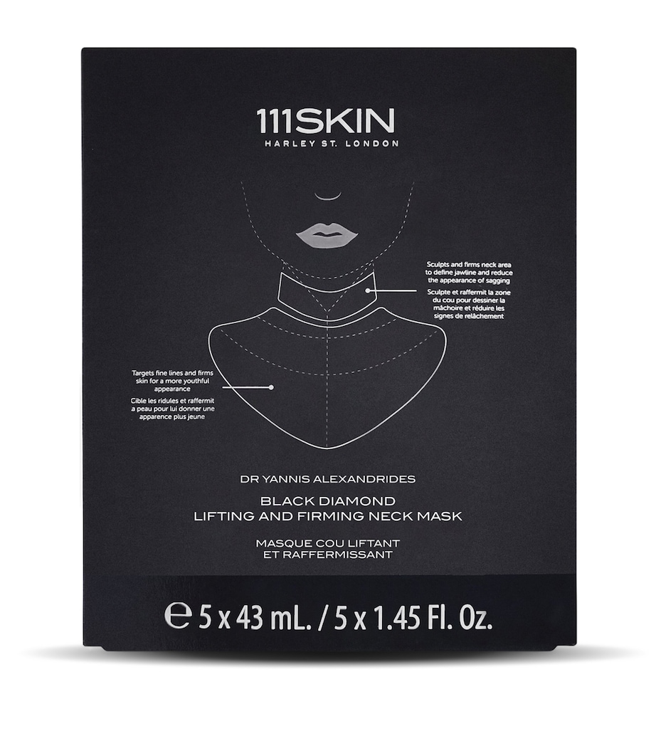 Celestial Black Diamond Lifting and Firming Treatment Neck Mask Set (5 x 43ml) NO COLOUR Image 2
