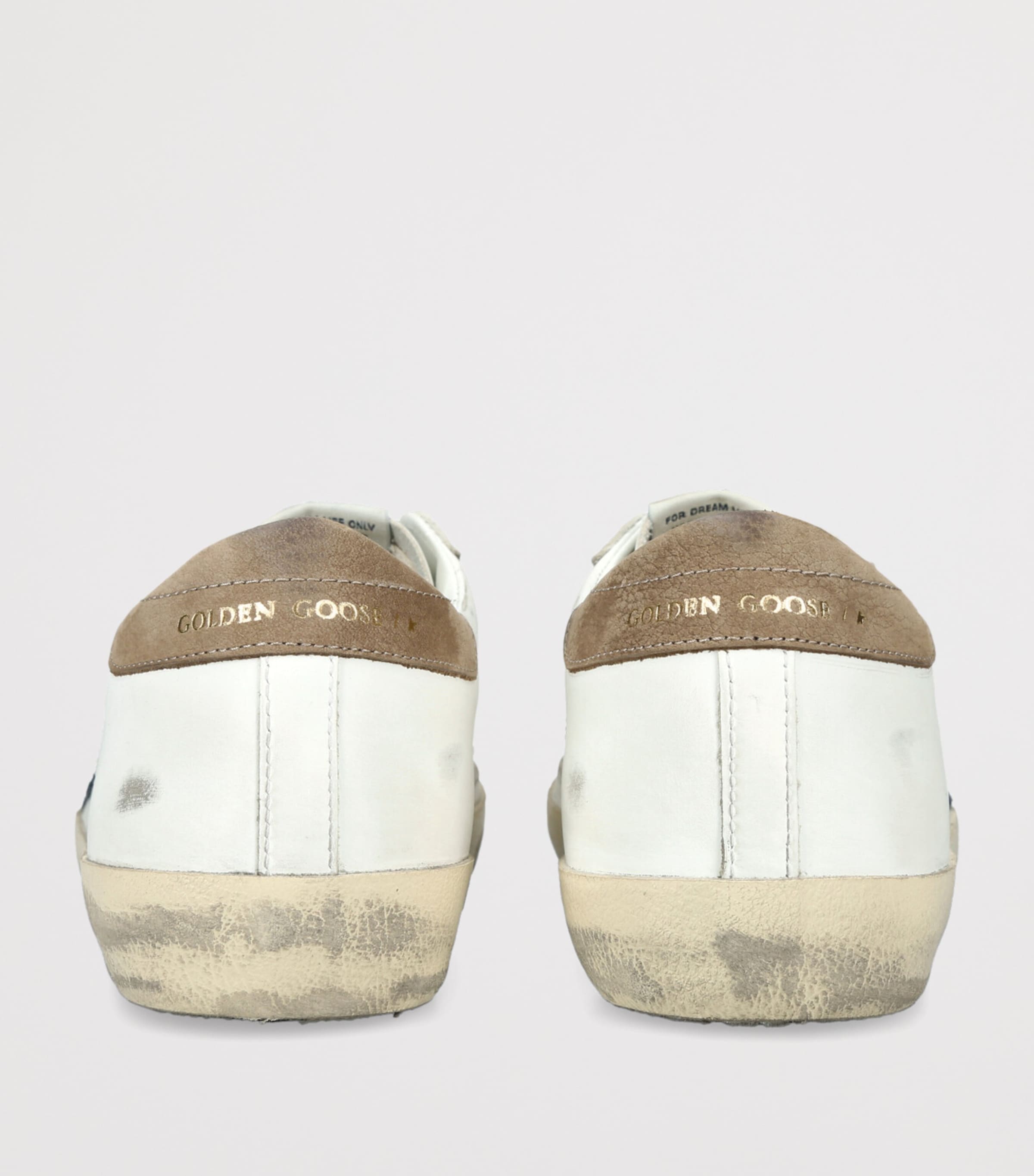 Golden Goose Leather Super-Star Sneakers White/oth Image 2