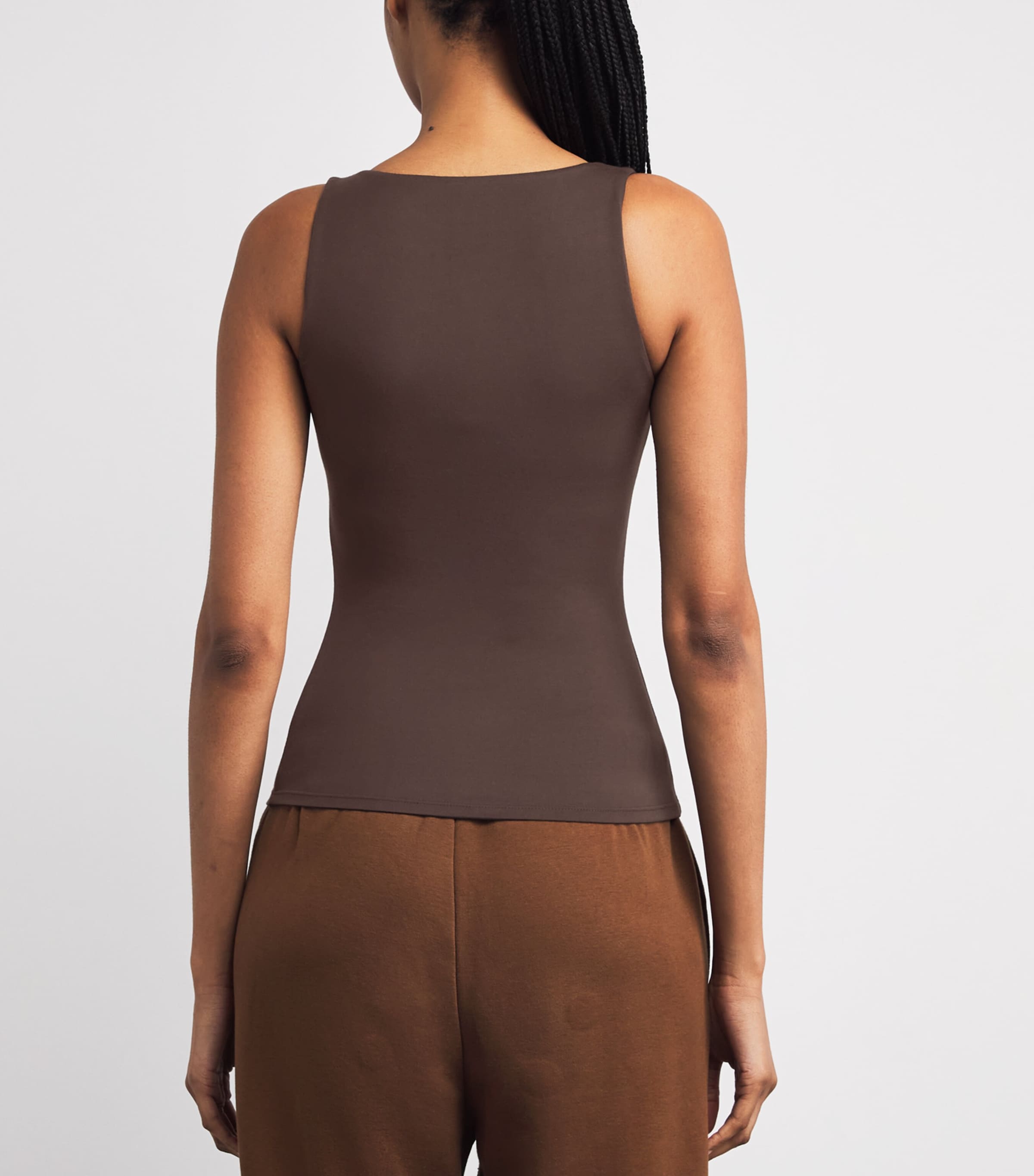 Smooth Layers Square-Neck Cami Top ESPRESSO Image 4