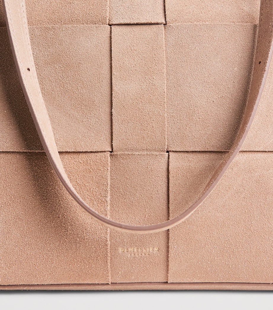 Demellier Suede The Florence Tote Bag Light Taupe Image 5