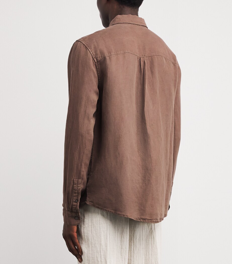 Linen-Blend Peters Shirt VINTAGE OTTERTAIL Image 4