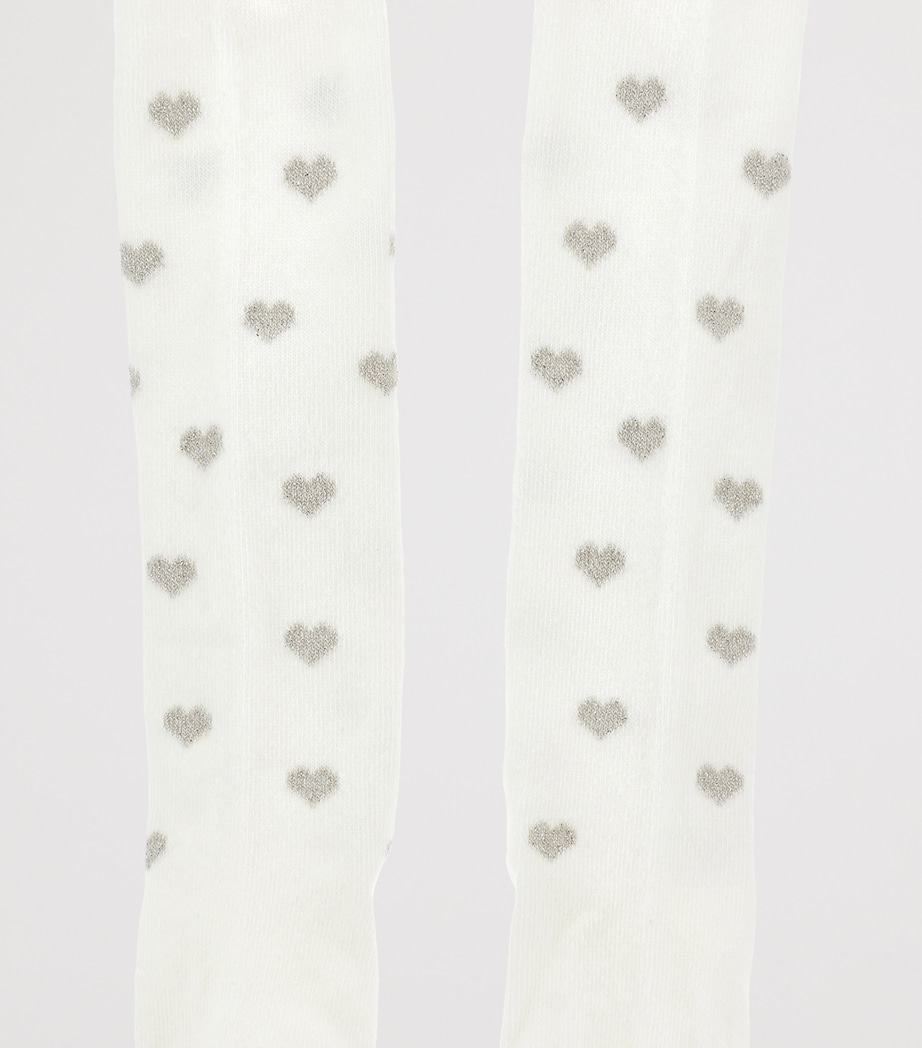 Heart Print Tights PANNA+ARGENTO Image 2