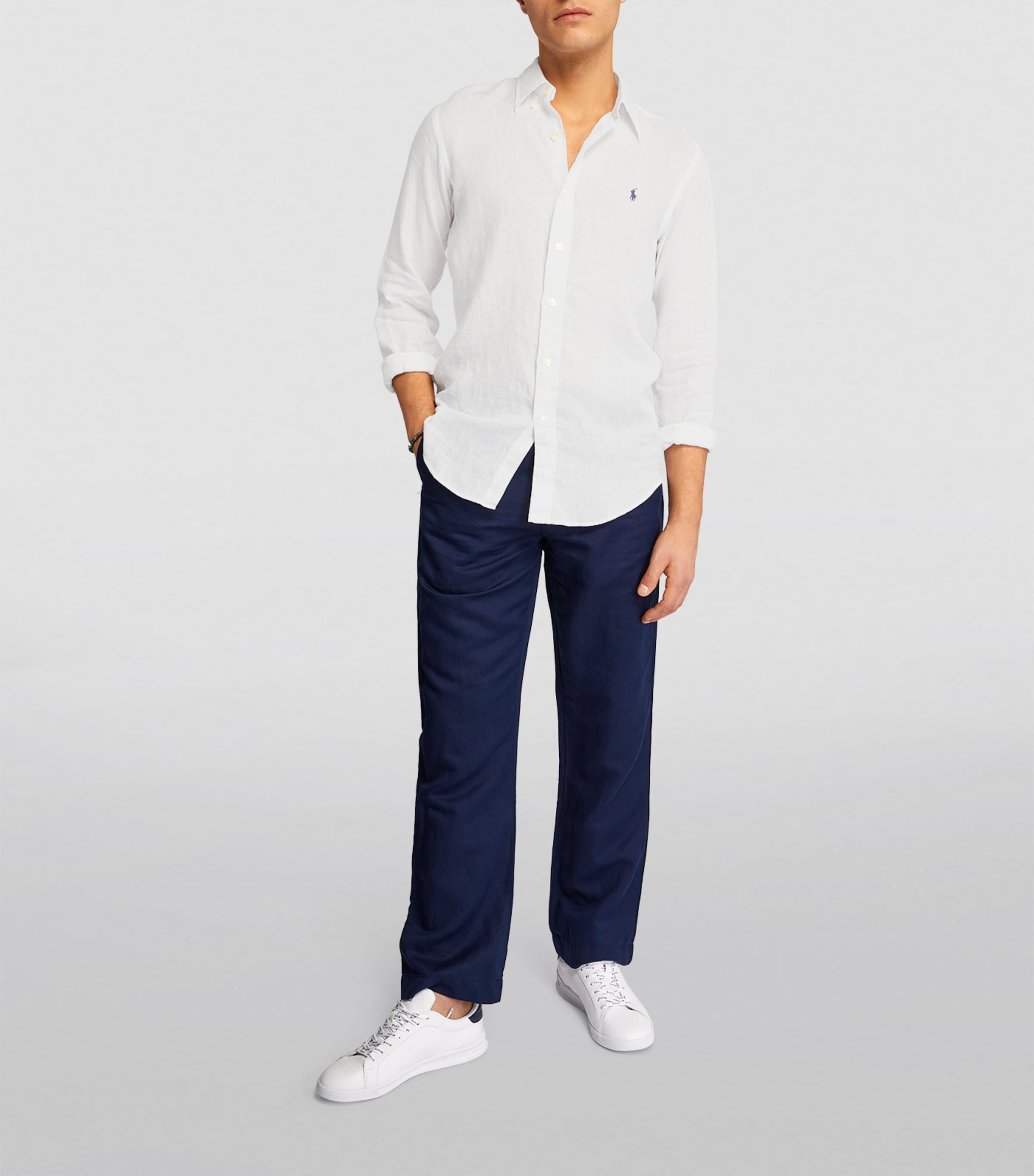 Linen Shirt WHITE Image 2