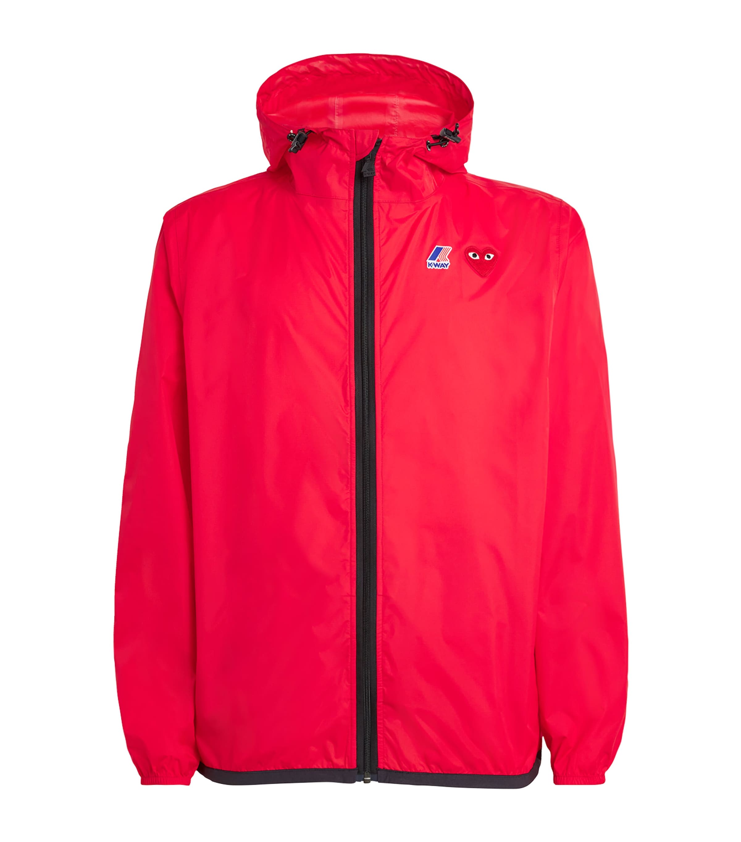 Comme Des Garçons Play x K-Way Nylon Water-Resistant Jacket | Men Clothing | Coats & Jackets | Trench & Rain Coats | Designers | Comme des Garçons