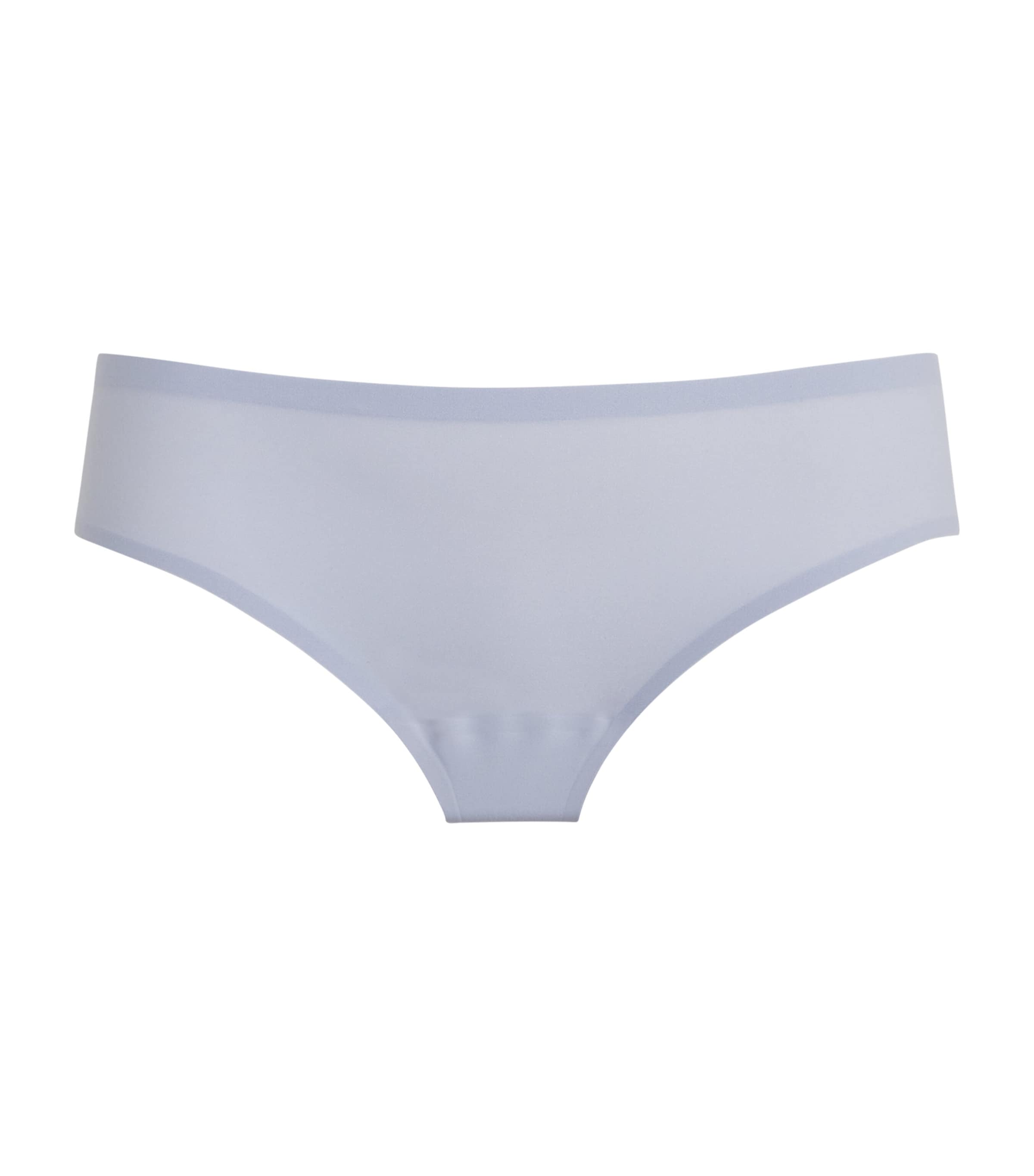 Shop Chantelle Soft Stretch Brazilian Briefs In Blue