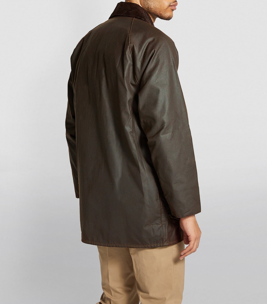 Waxed Beaufort Jacket OLIVE Image 8