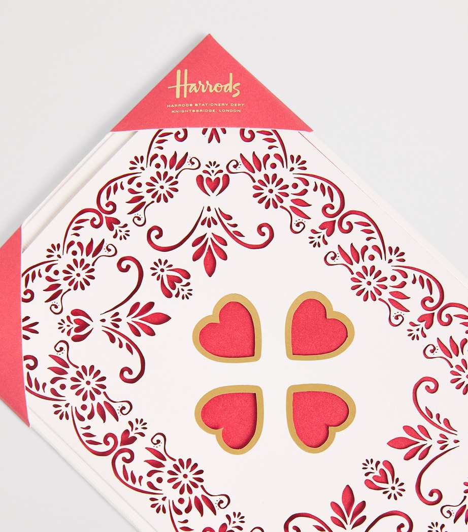 Harrods Heart Cut-Out Card Image 3
