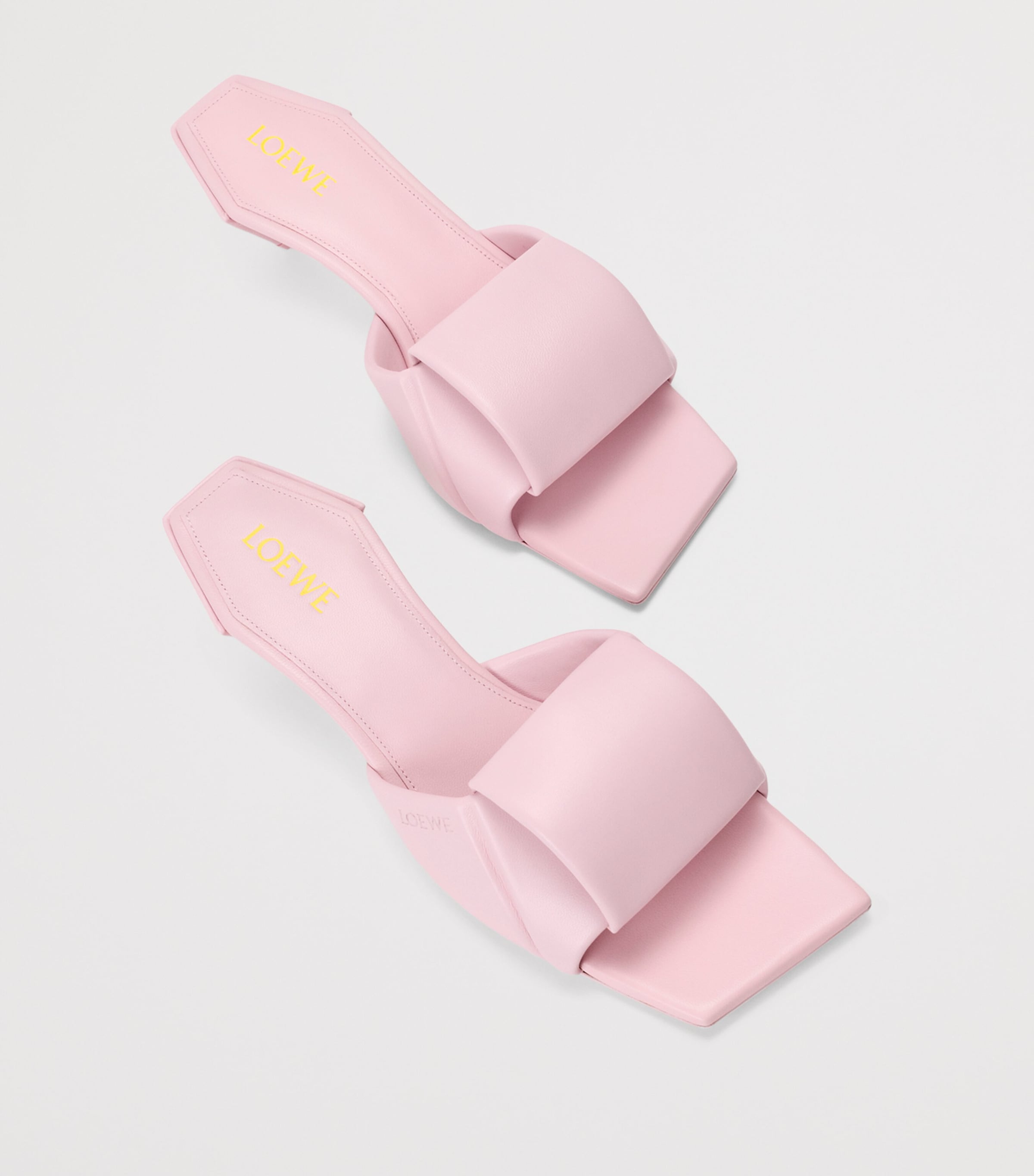 LOEWE Leather Origami Mules 45 Crystal Pink Image 4