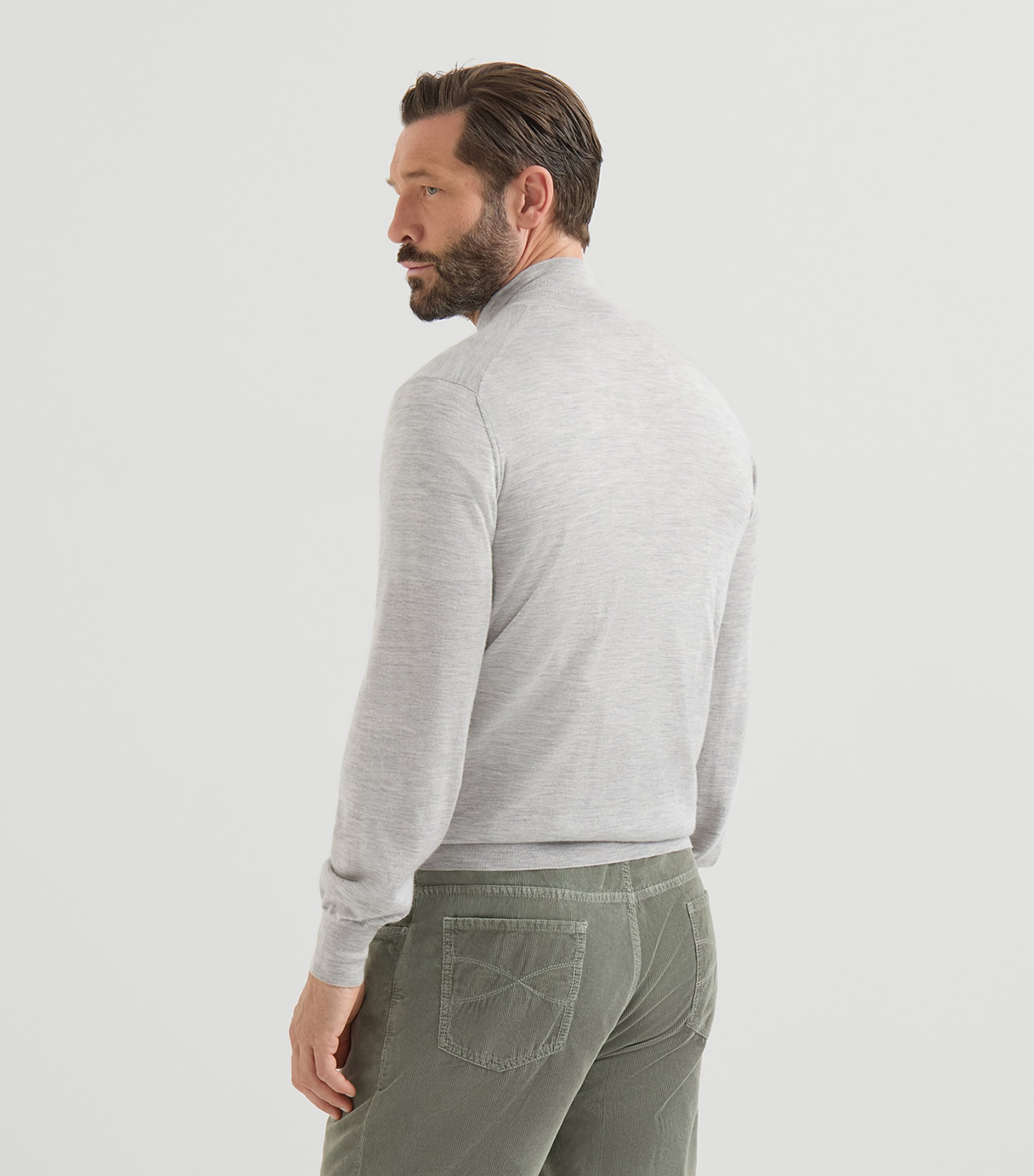 Brunello Cucinelli Mens Two-Way Zip Cardigan Image 5