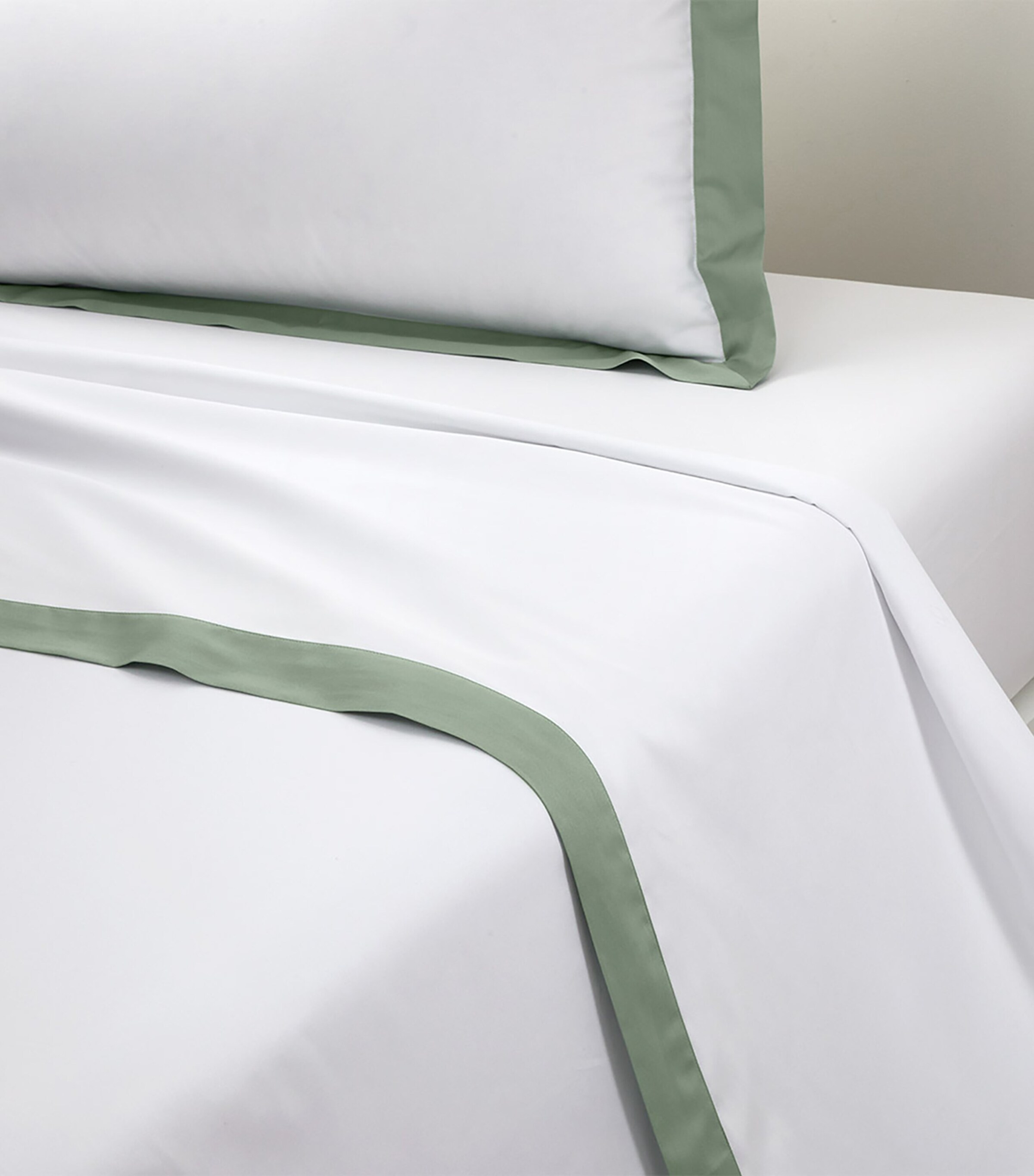 Yves Delorme Linea Veronese Super King Flat Sheet (270cm x 295cm) Verones Image 2