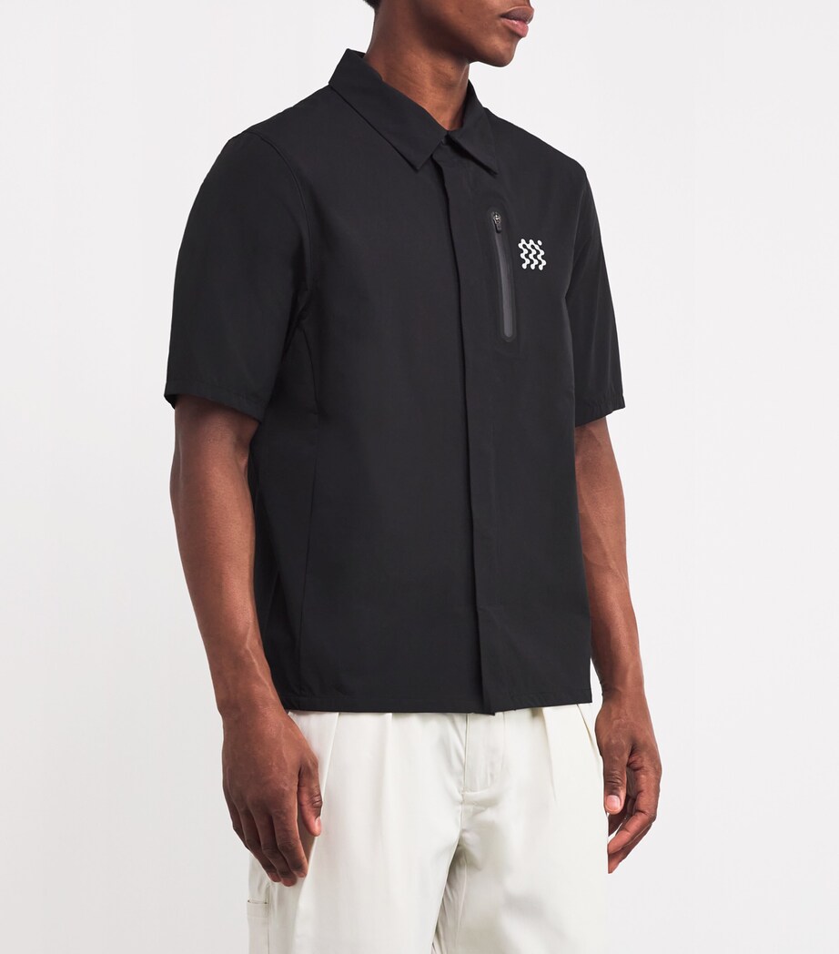 Manors Mens Water-Resistant Frontier Shirt Black Image 3