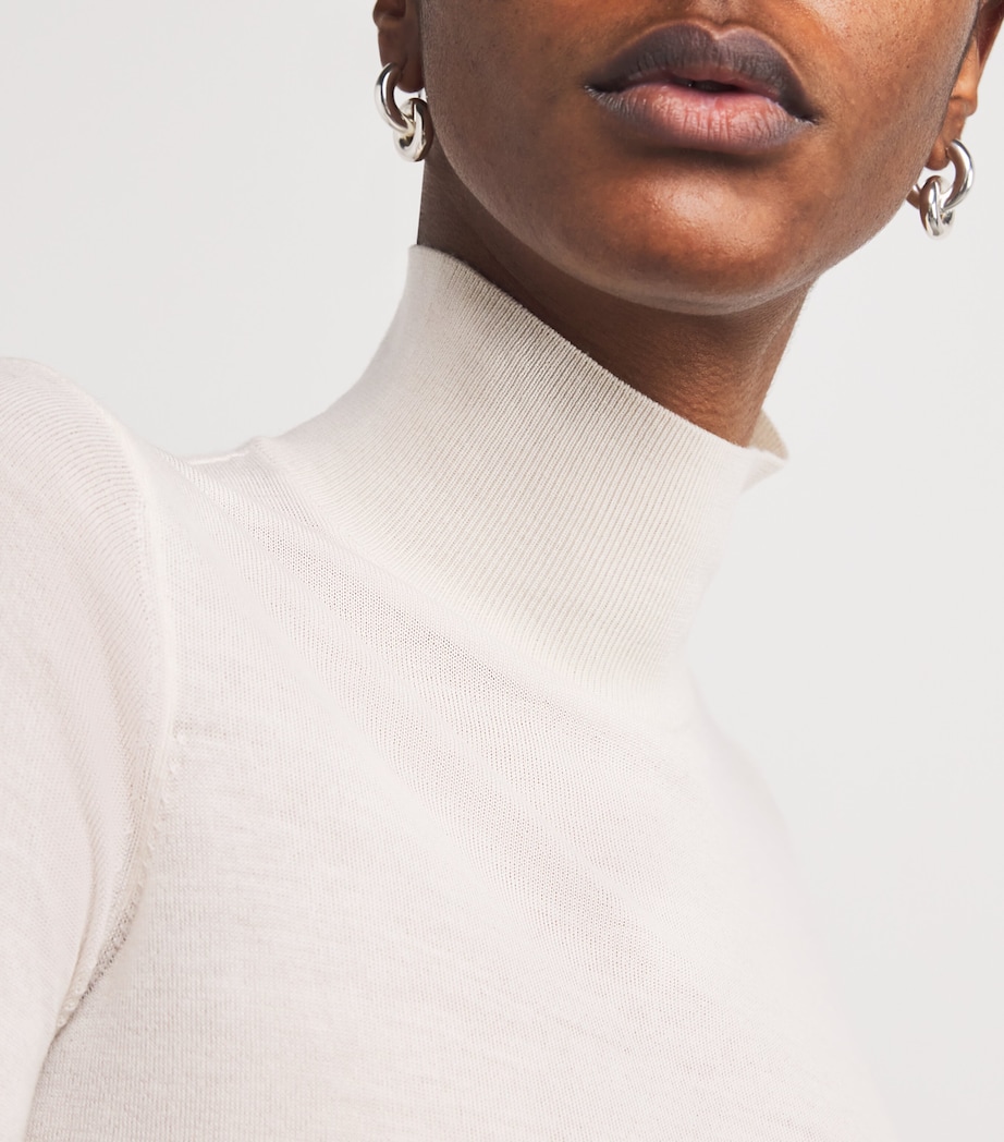 Wool Rollneck Top CREAM Image 6