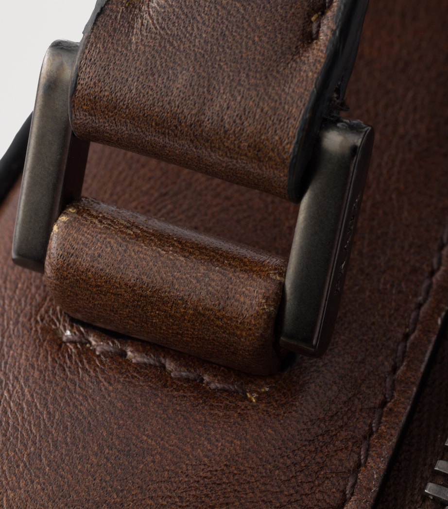 Prada Leather Brique Cross-Body Bag Brown Image 6