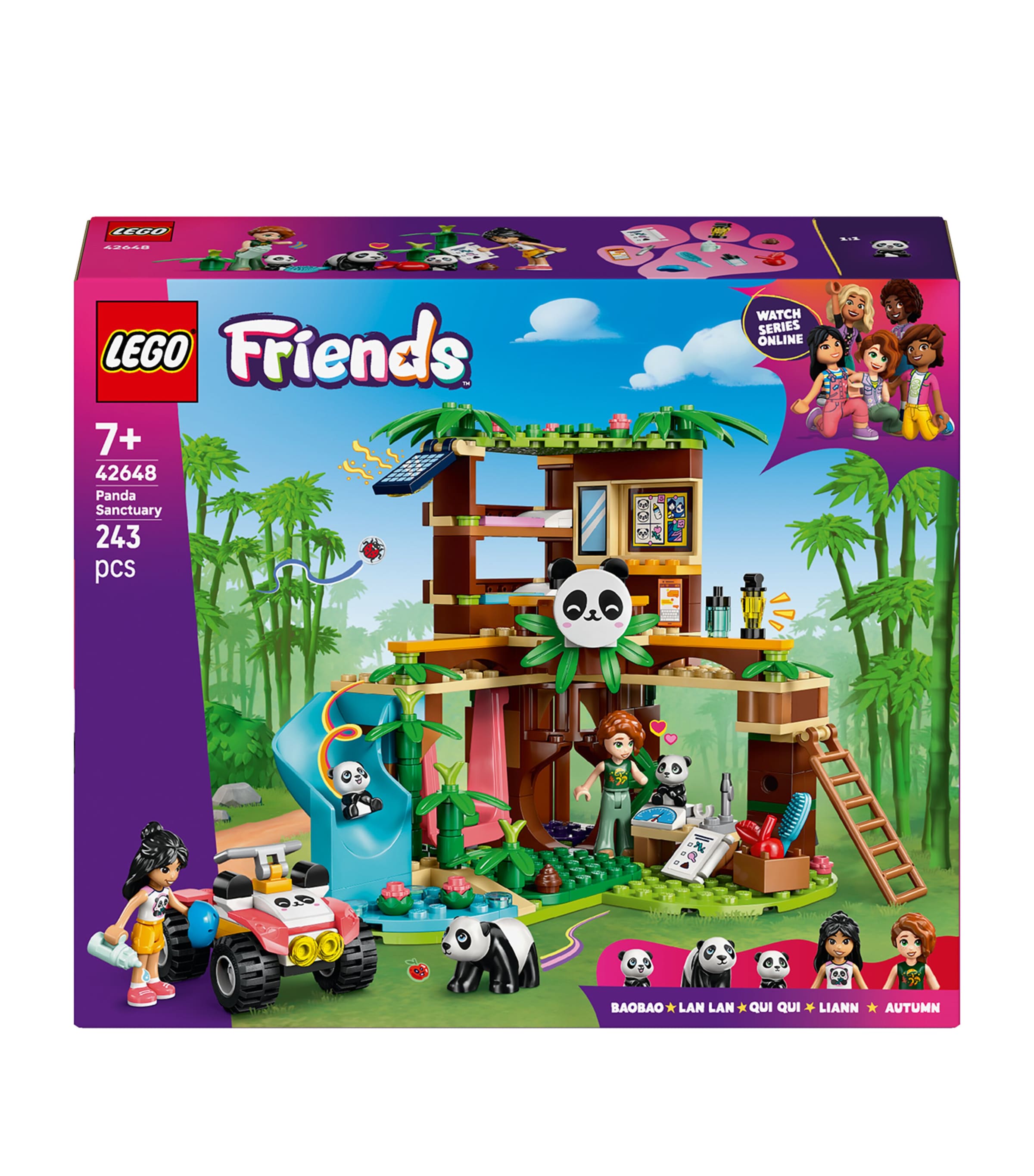 Panda Sanctuary Animal Care Set 42648 MULTI Image 3